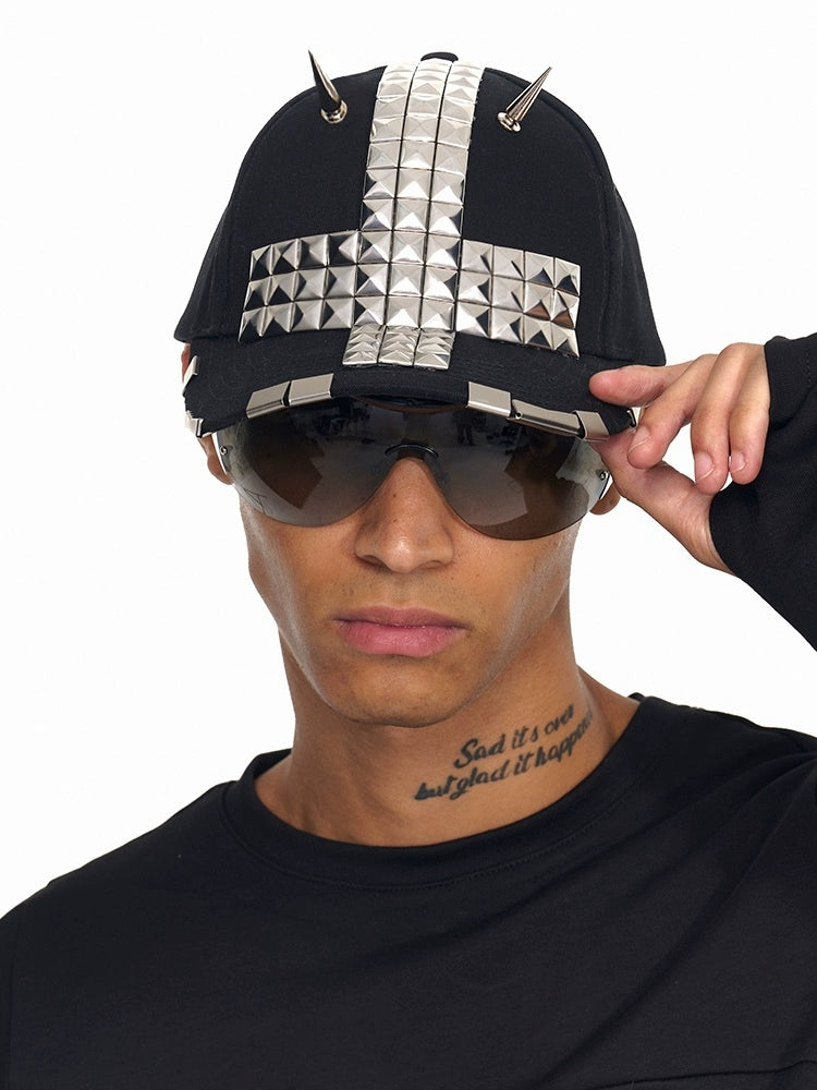 CROSS STUDDED CAP