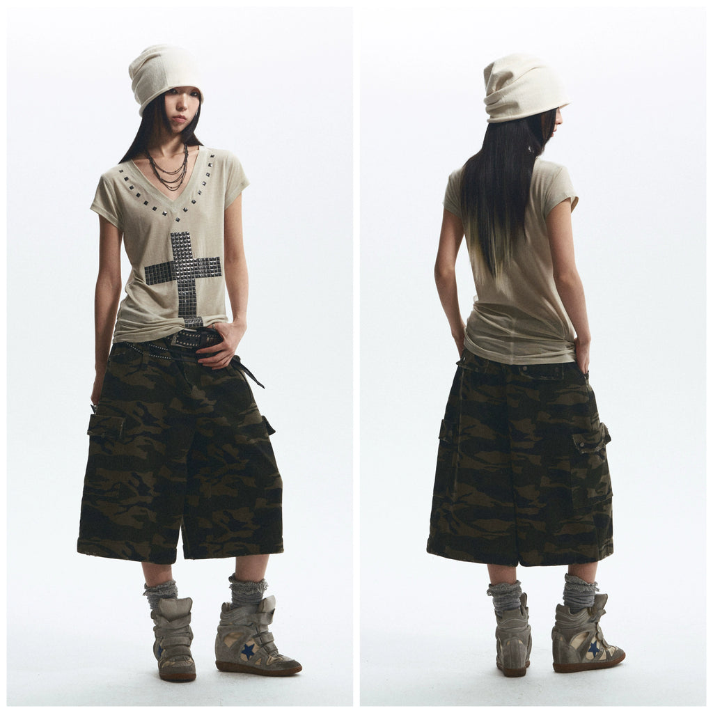 TRI-COLOR TEE