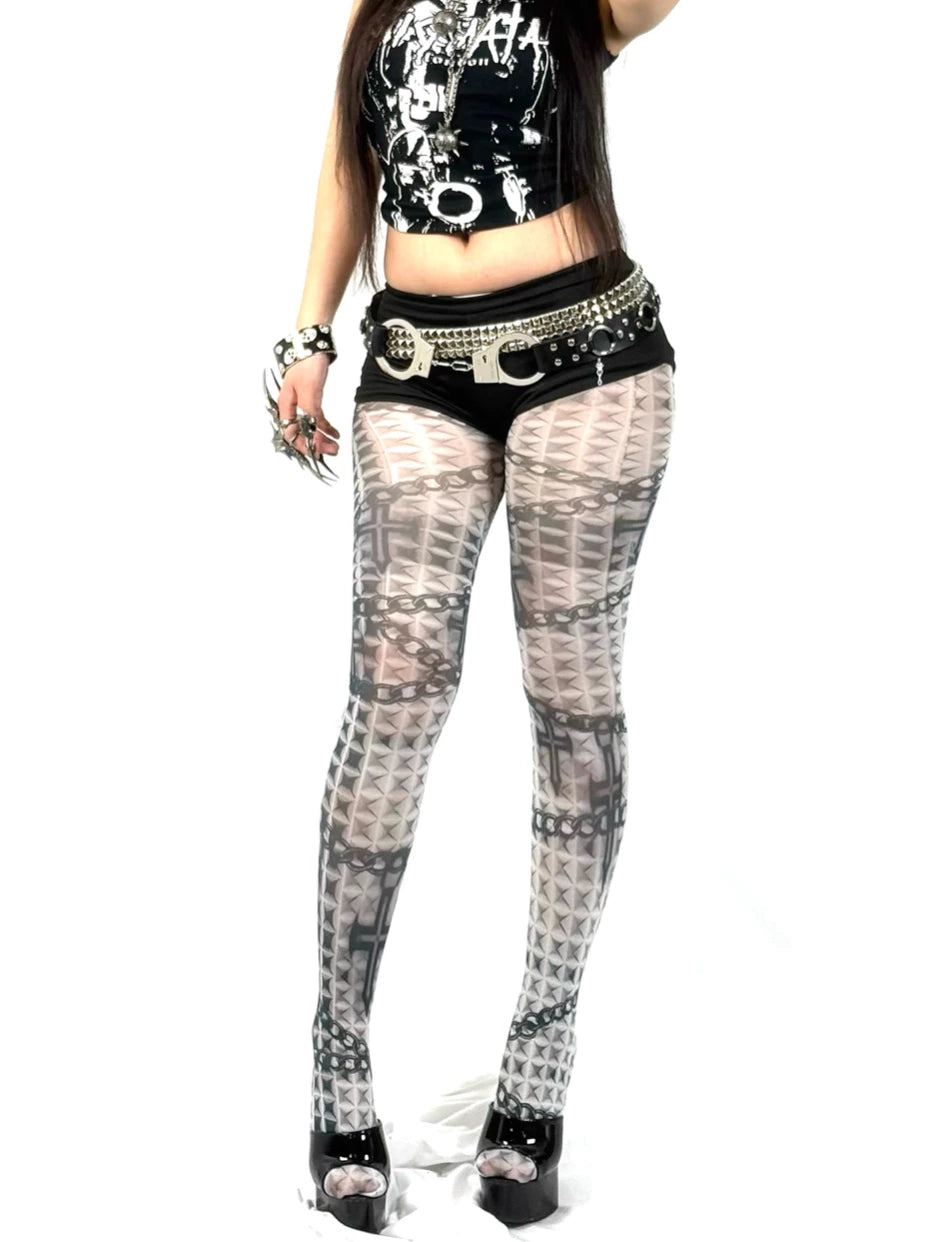 CROSS CHAIN TIGHTS