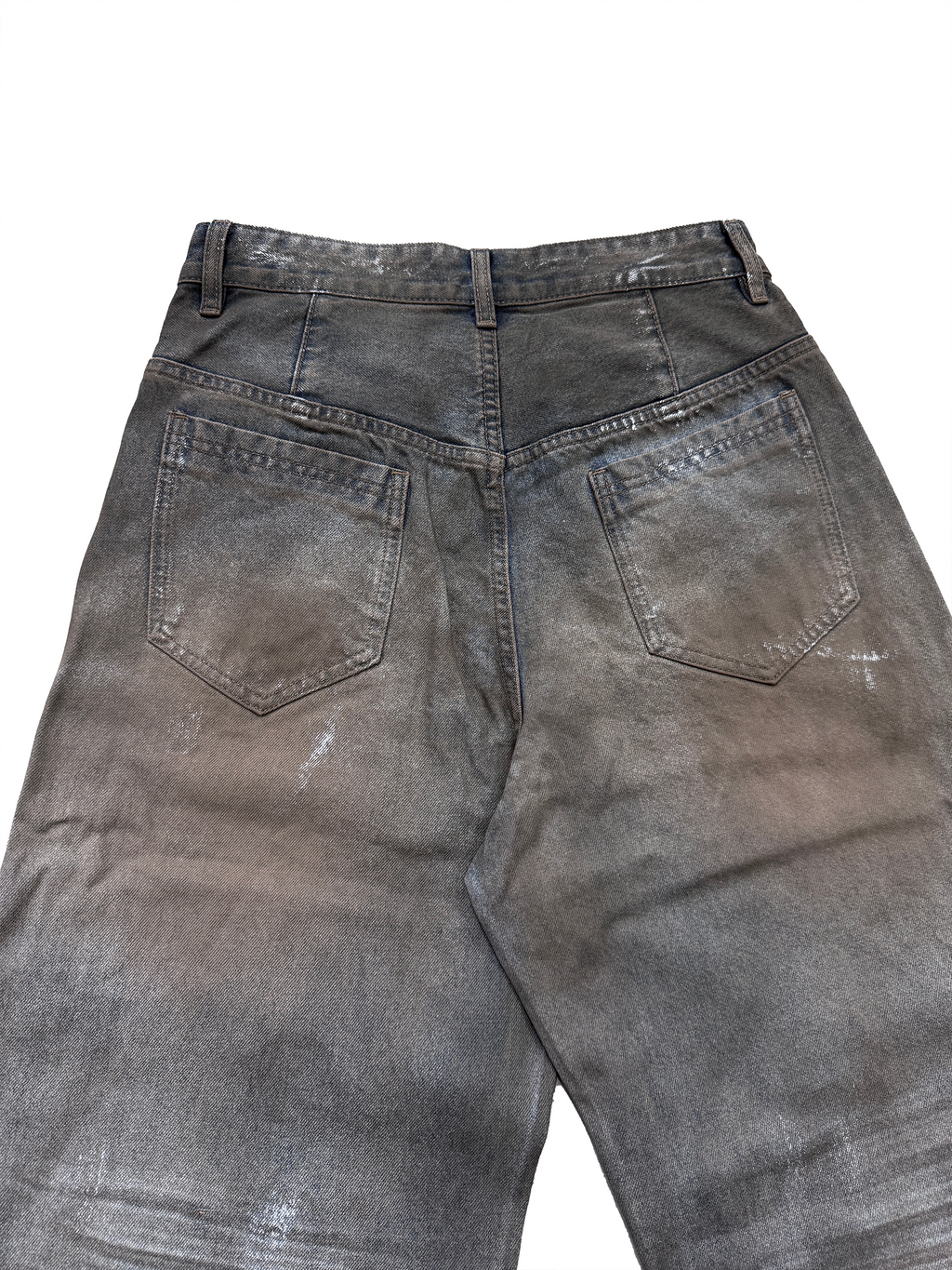 DISTRESSED BLUE BATIK JEANS