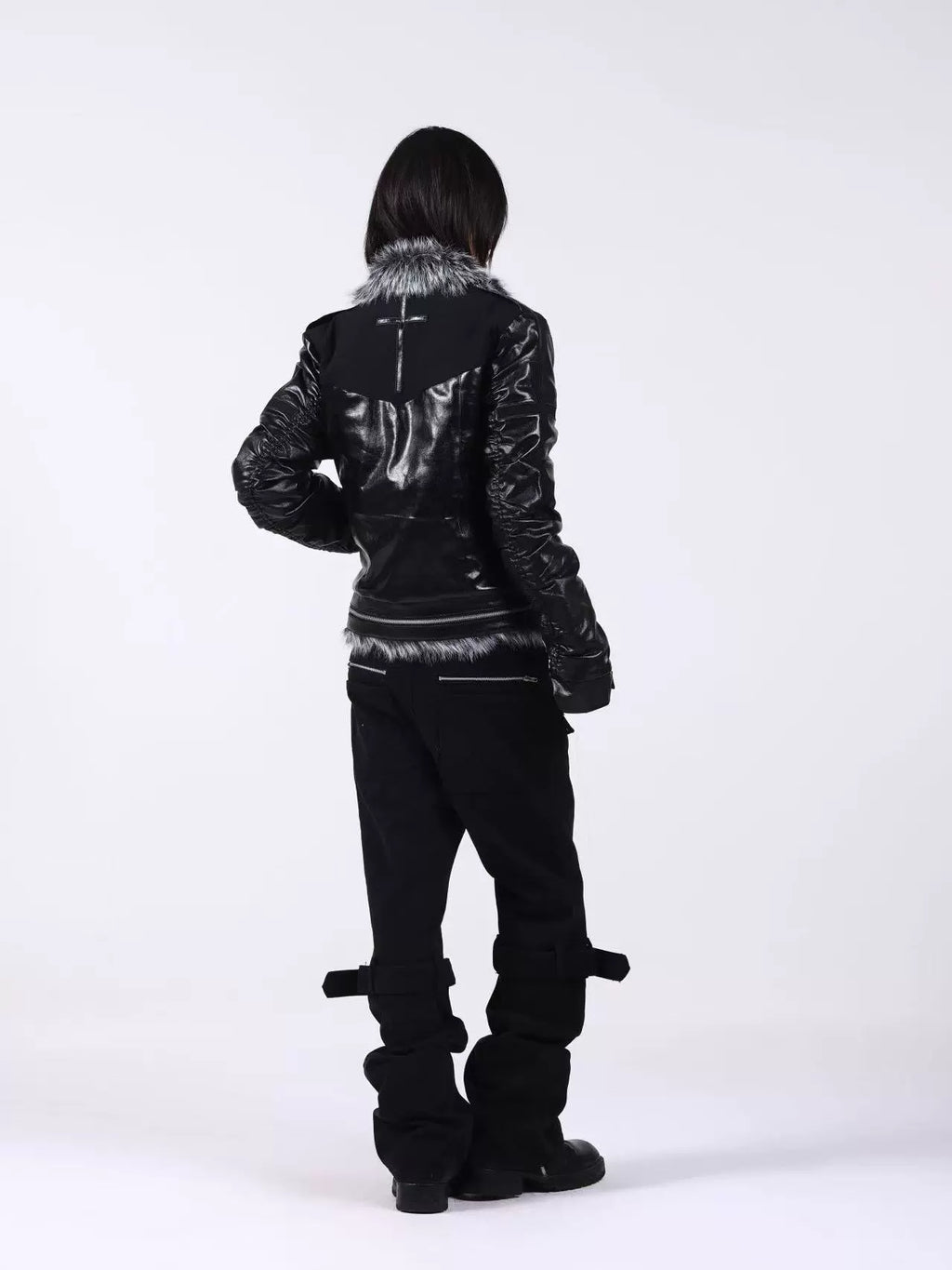 FUR COLLAR COTTON JACKET