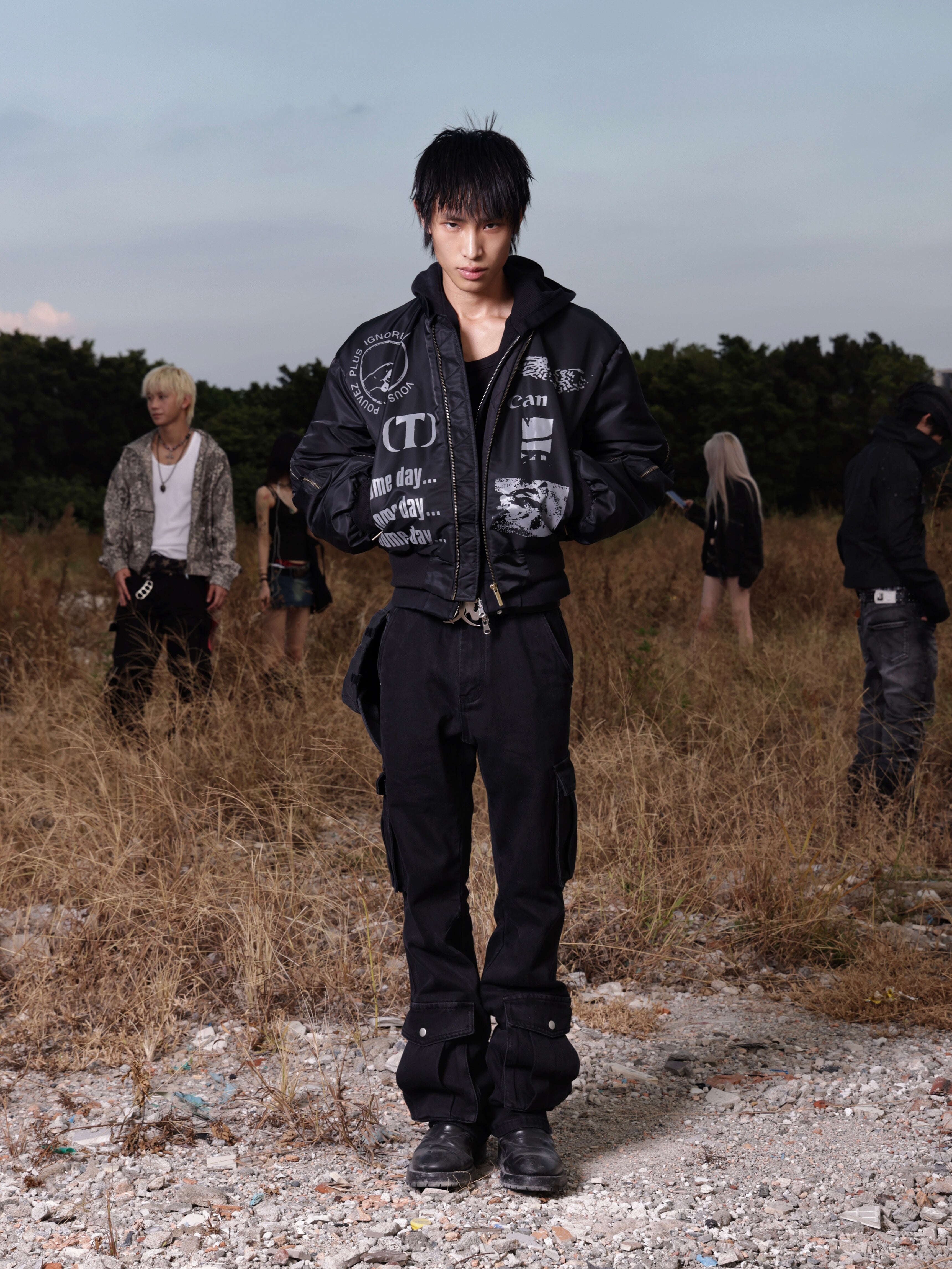 BOMBER ZIP JACKET