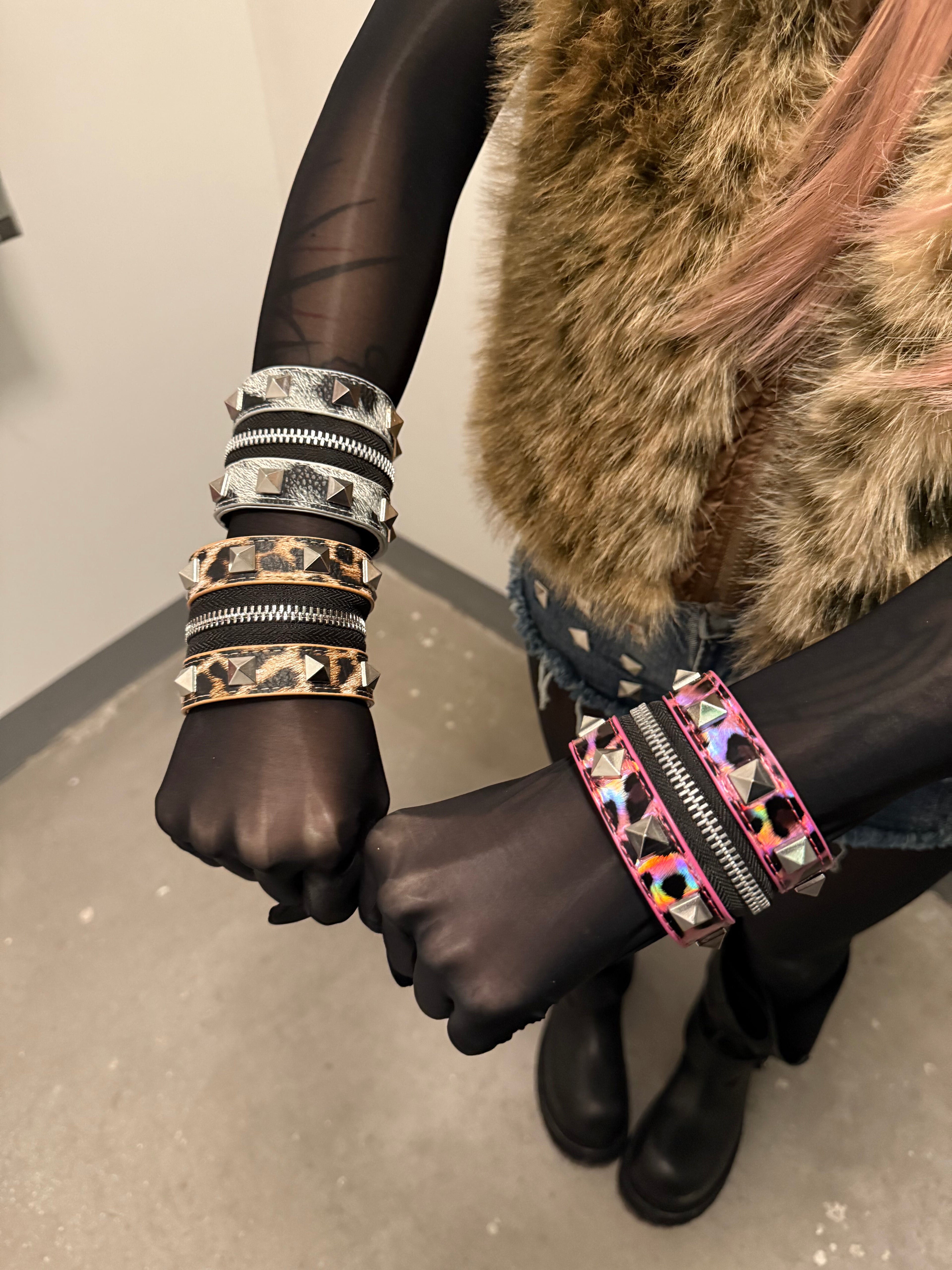 LEOPARD PUNK BRACELET