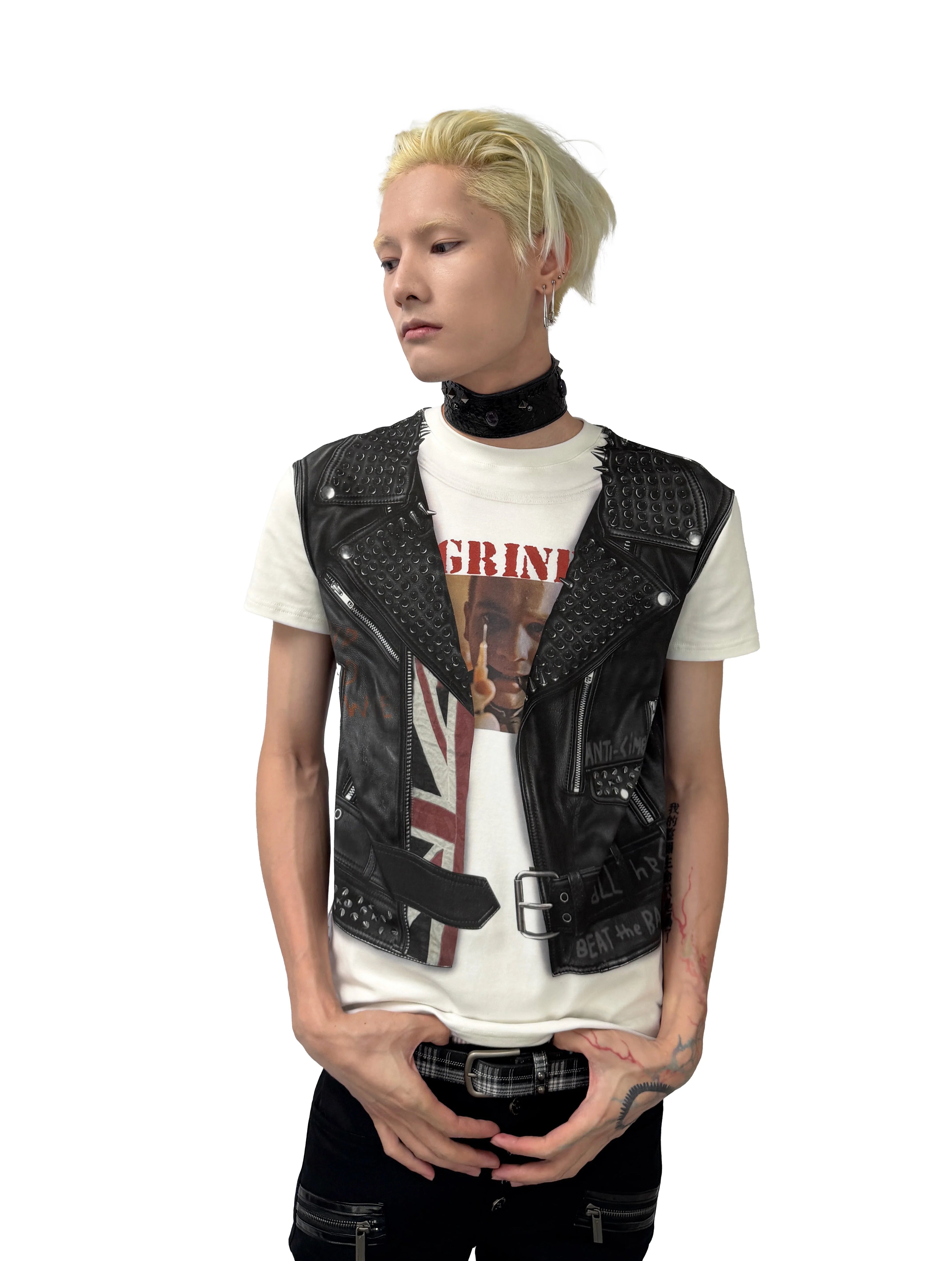 PUNK PORTRAIT GRAPHIC VEST