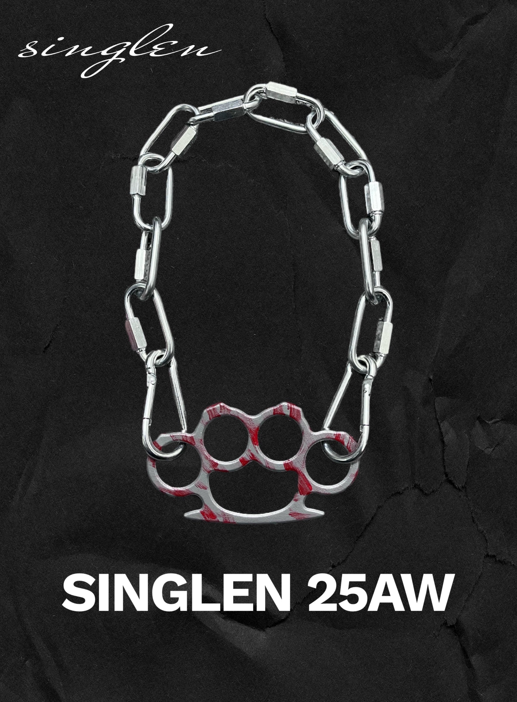 METAL FIST NECKLACE