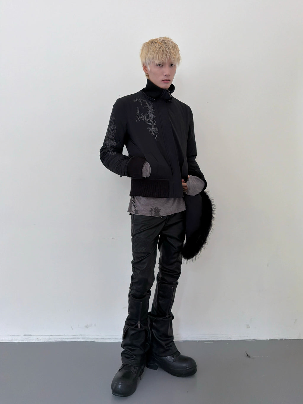 STYLISH PATCHWORK COTTON JACKET