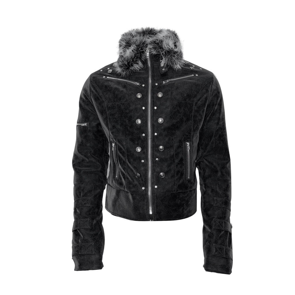 SACRED FEATHER SUEDE JACKET