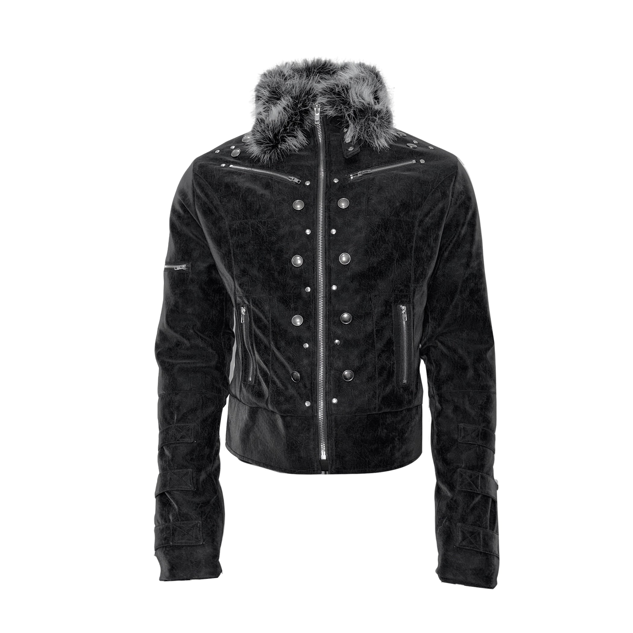 SACRED FEATHER SUEDE JACKET