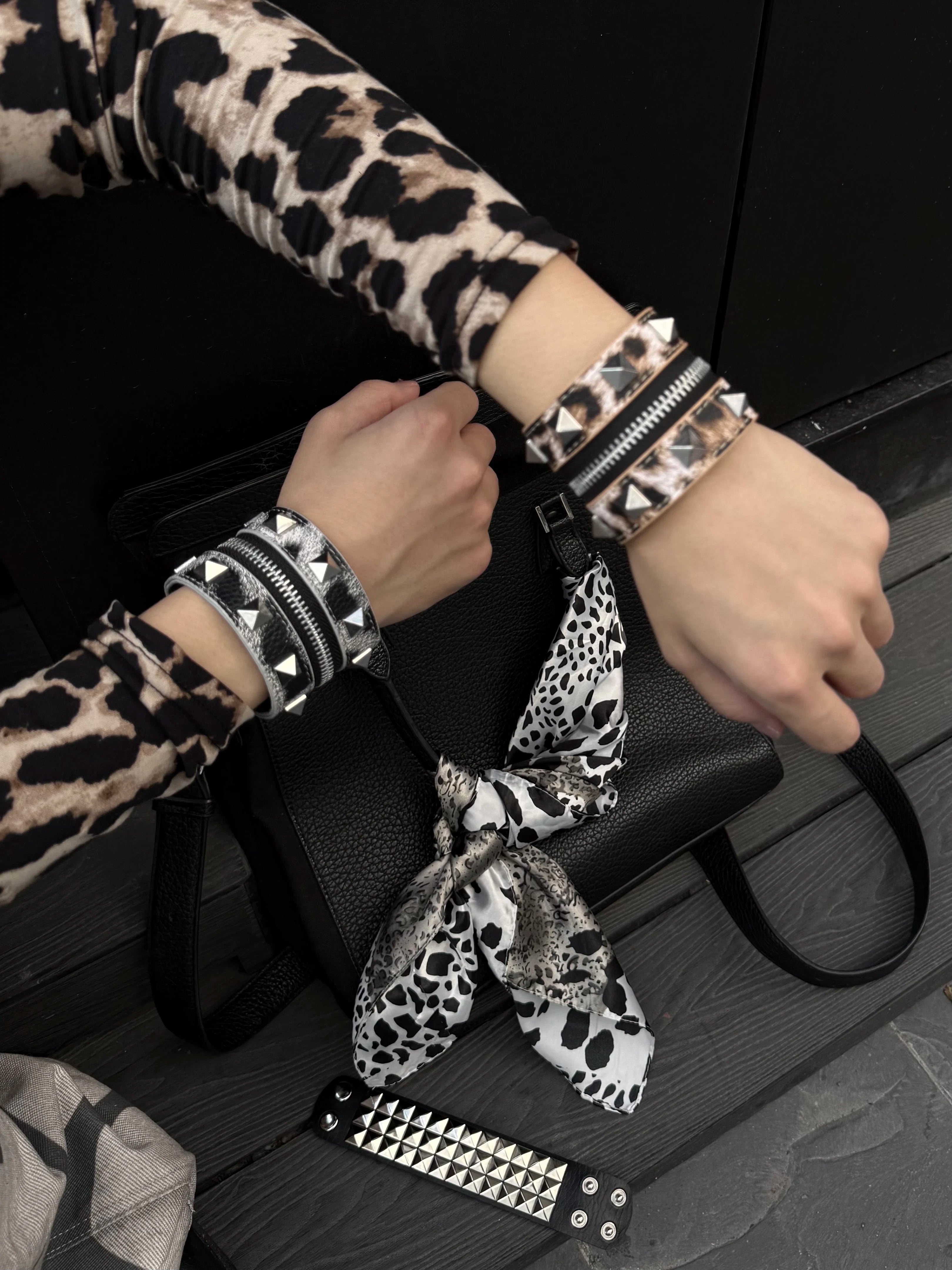 LEOPARD PUNK BRACELET