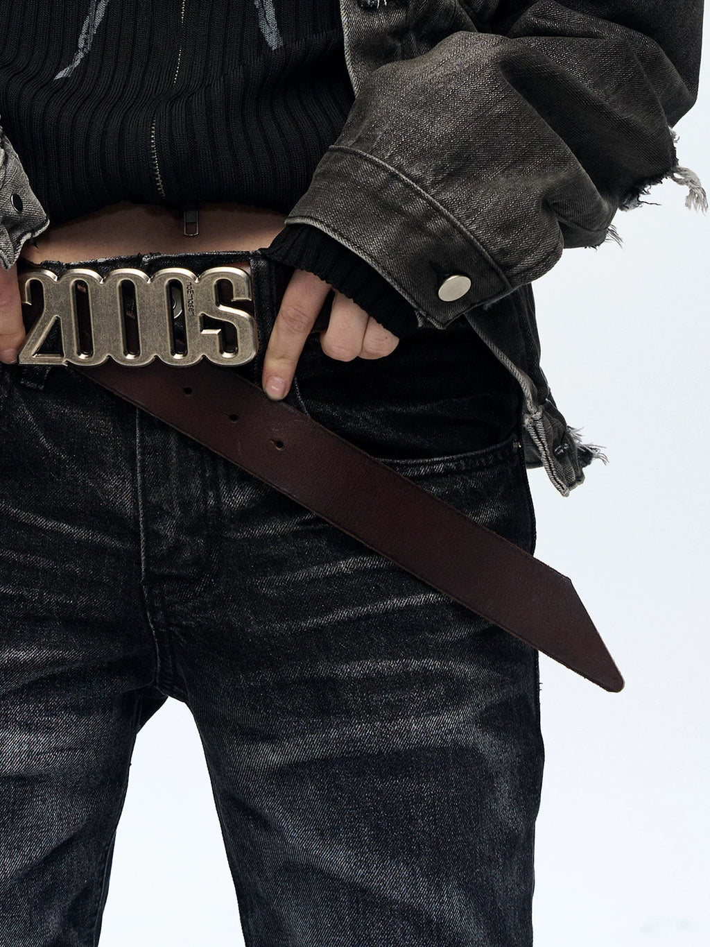 2000s LEATHER BELT