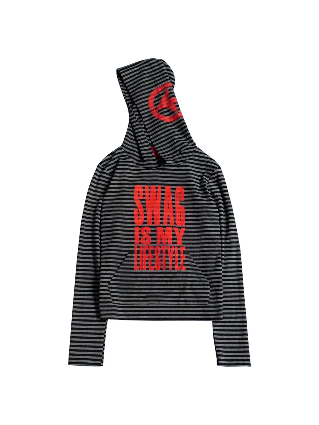 STRIPED HOODED LONG SLEEVE