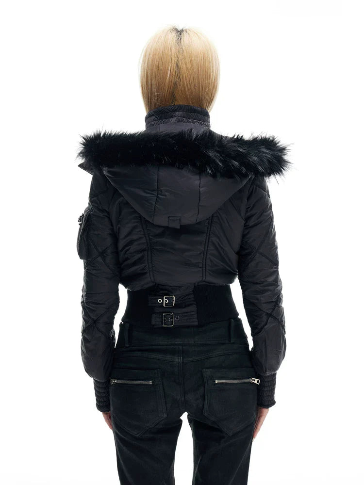 OXYGEN ZIPPERED COTTON JACKET