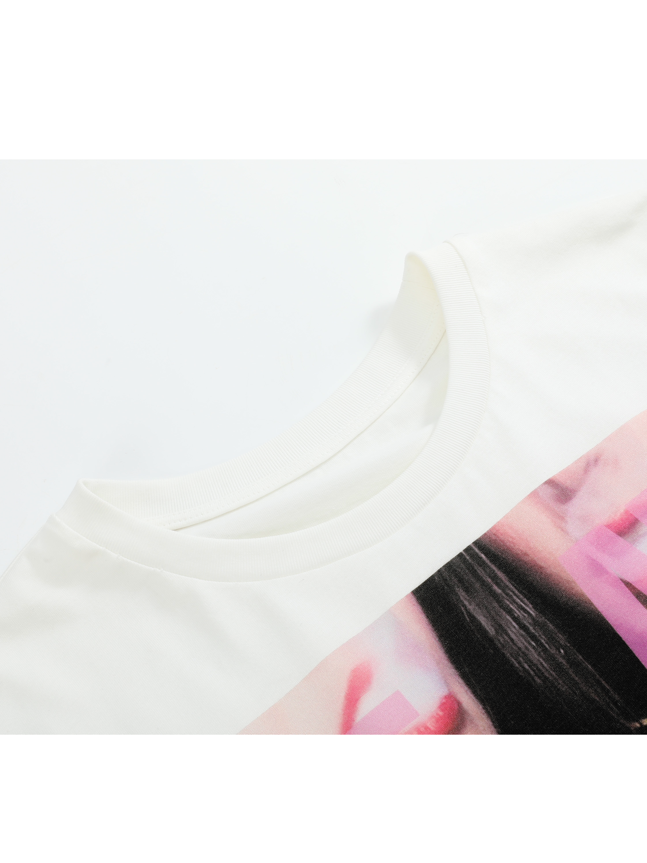 PSYCHEDELIC PRINT FITTED TEE