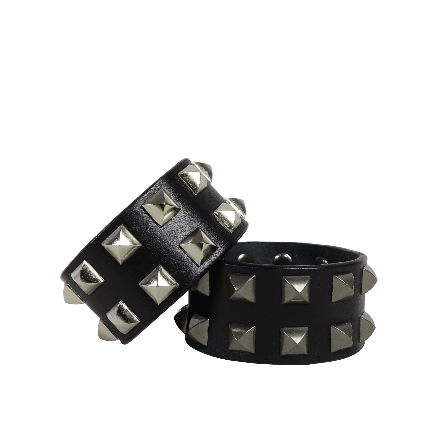 LEATHER PUNK BRACELET