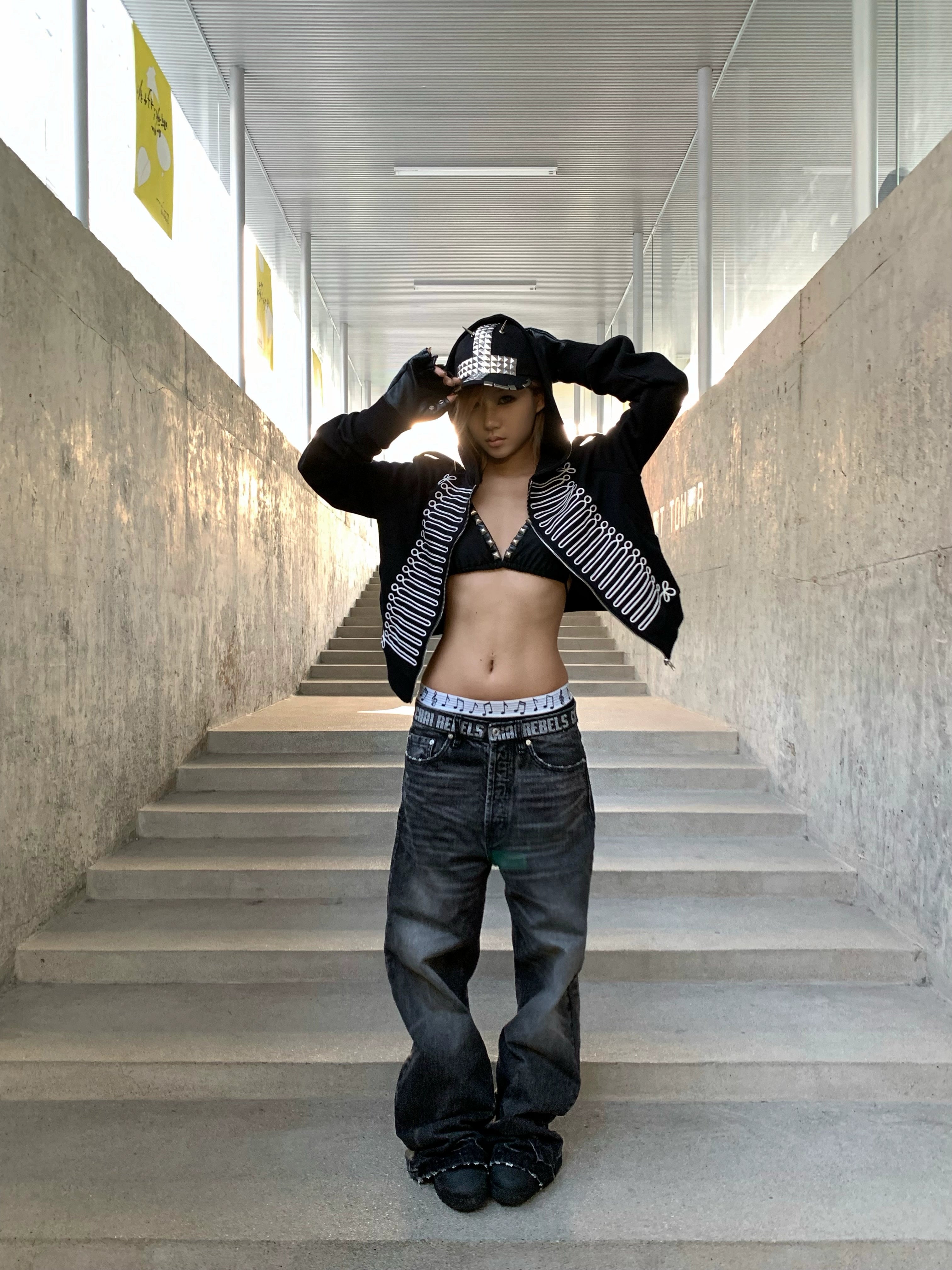 CROSS STUDDED CAP