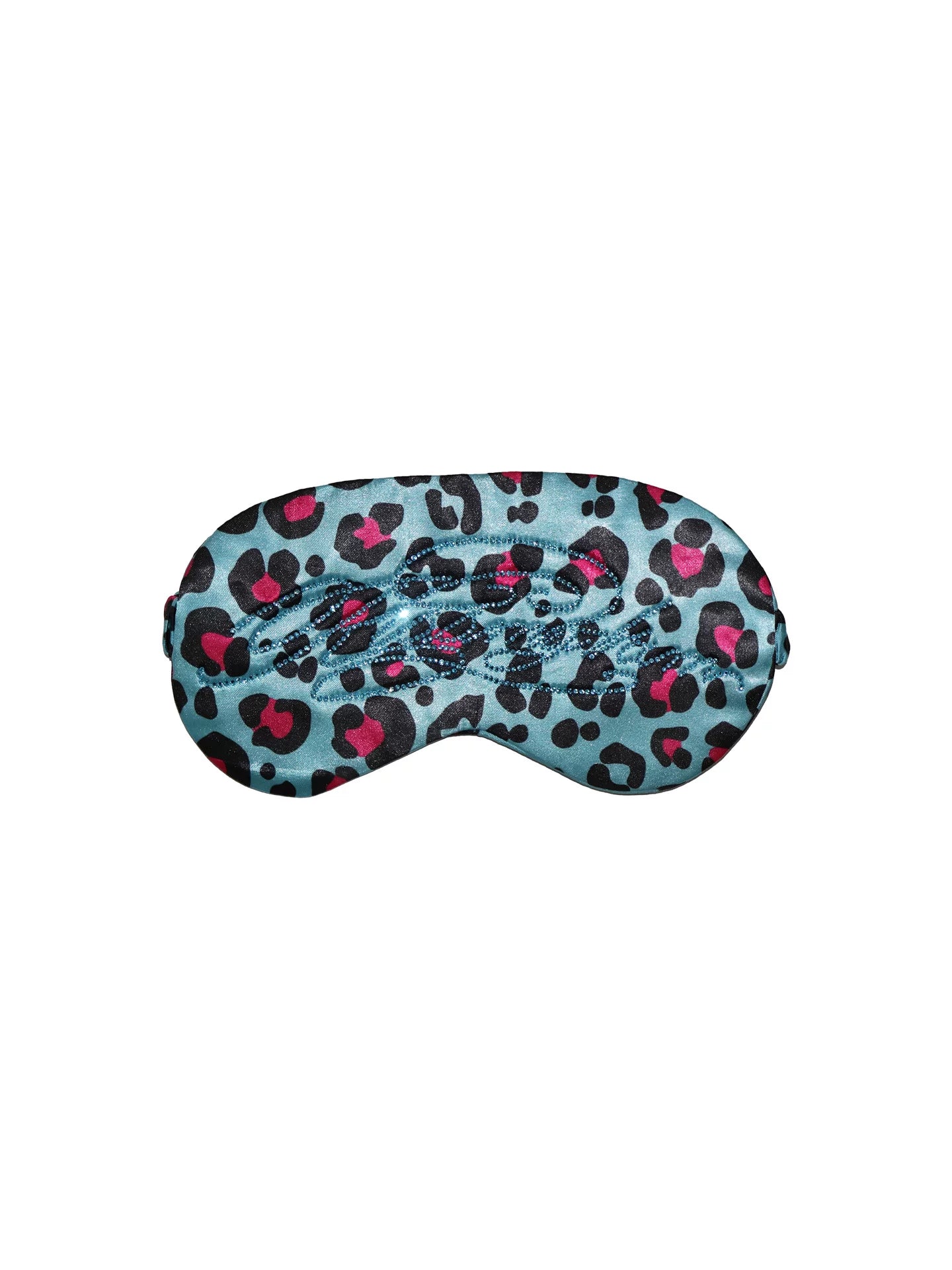 LEOPARD SILK SLEEP MASK