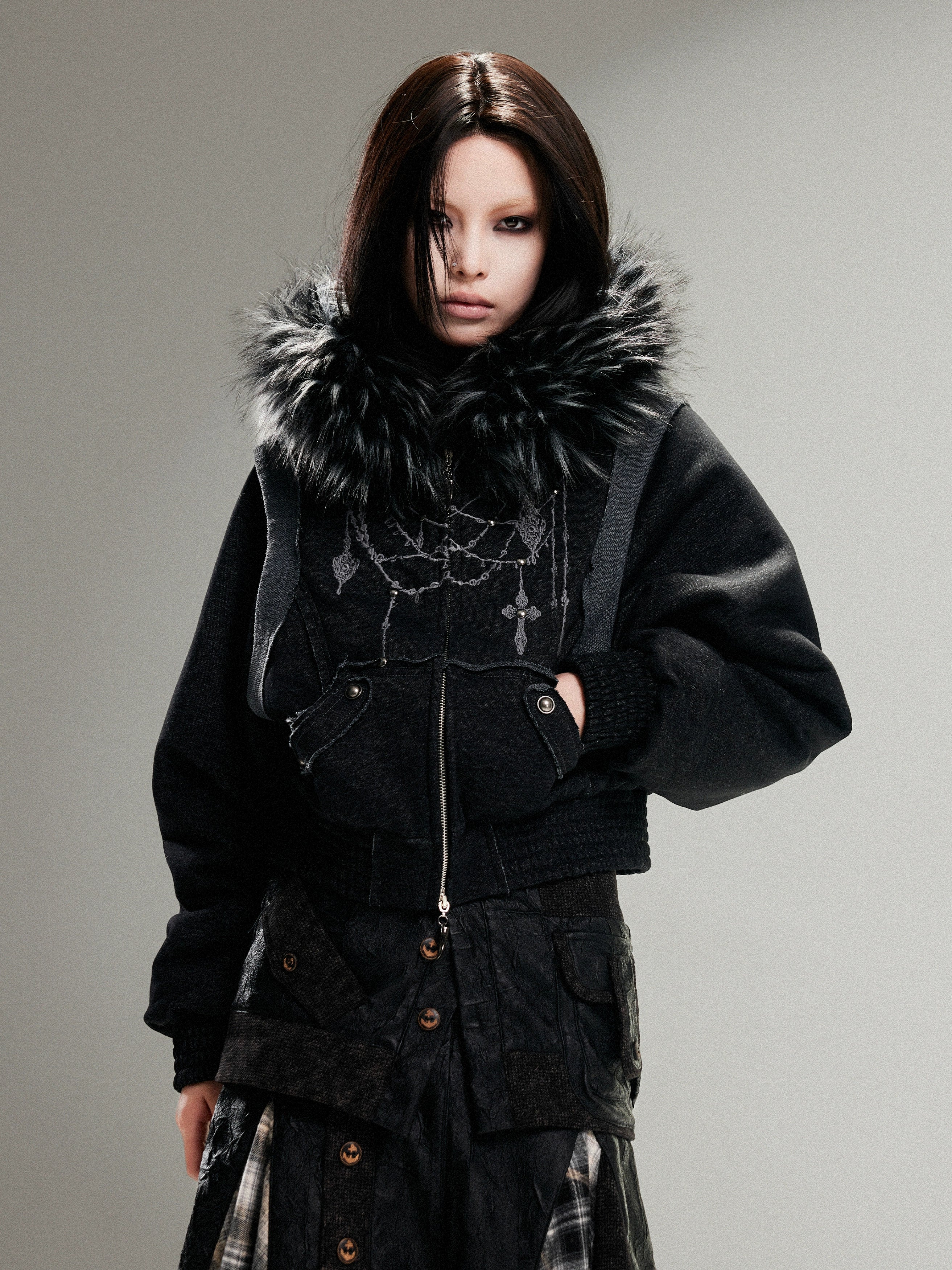 PUNK ROCK SWEATER JACKET