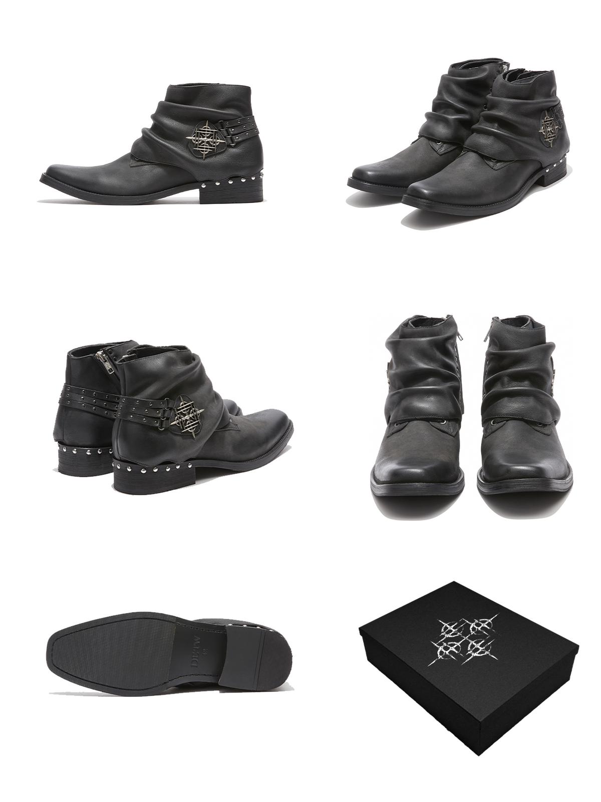 VINTAGE STUDDED CHELSEA BOOTS