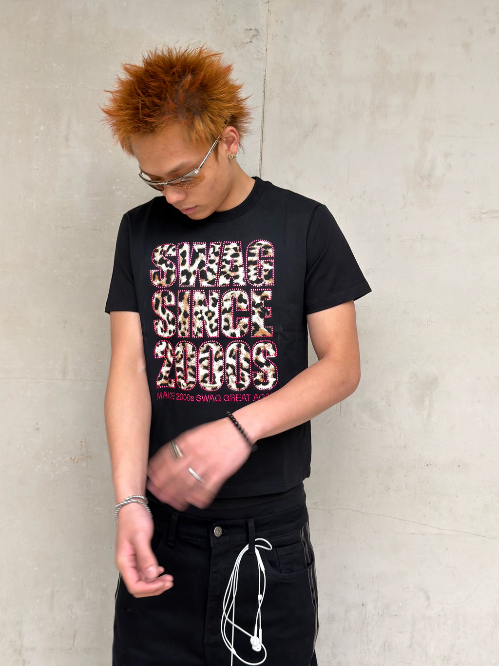 PINK DIAMOND LEOPARD T-SHIRT