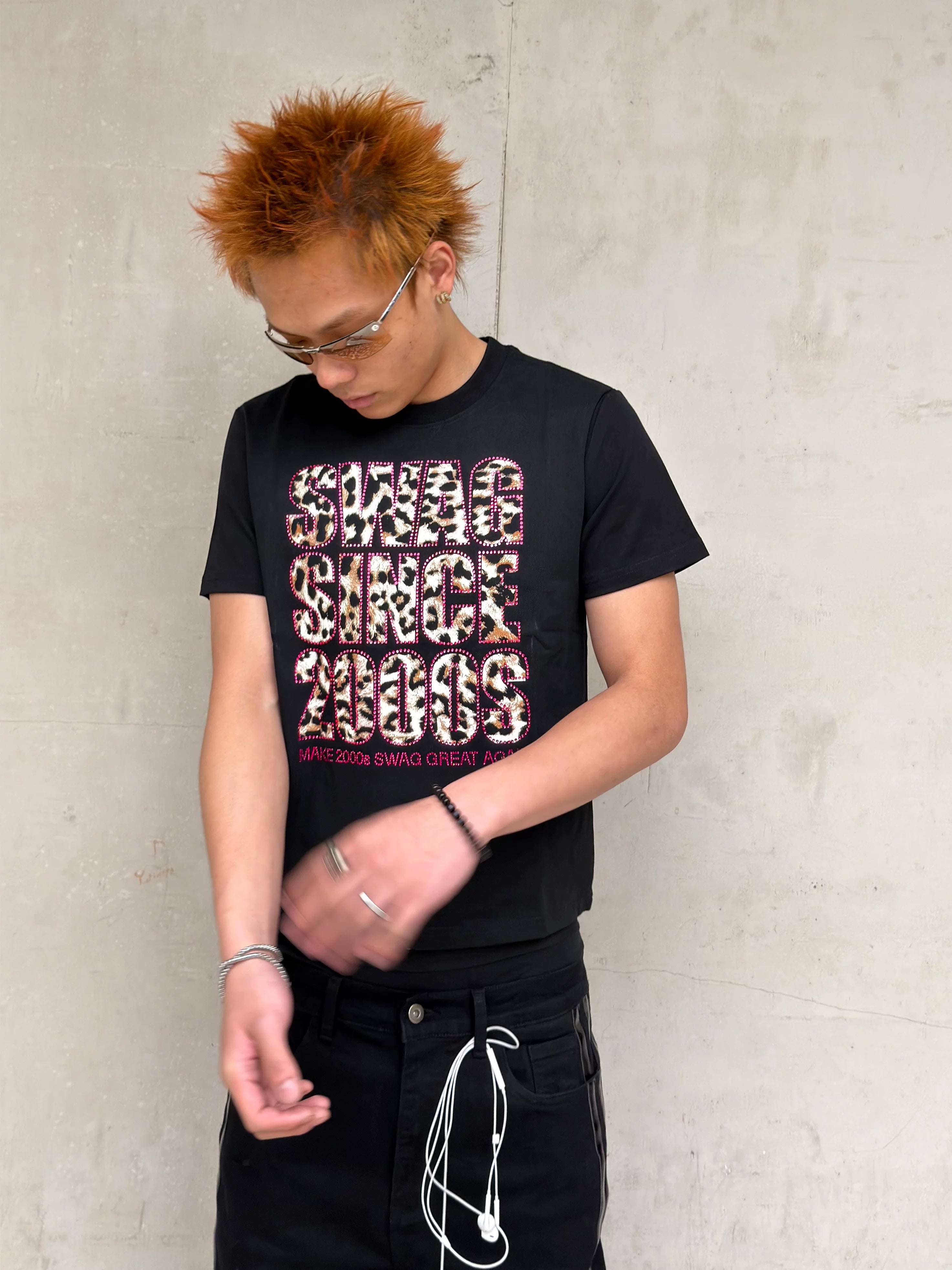 PINK DIAMOND LEOPARD T-SHIRT