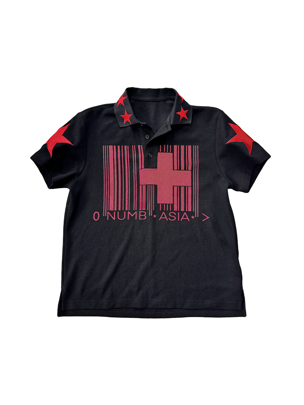 EMBROIDERED STRIPE POLO SHIRT