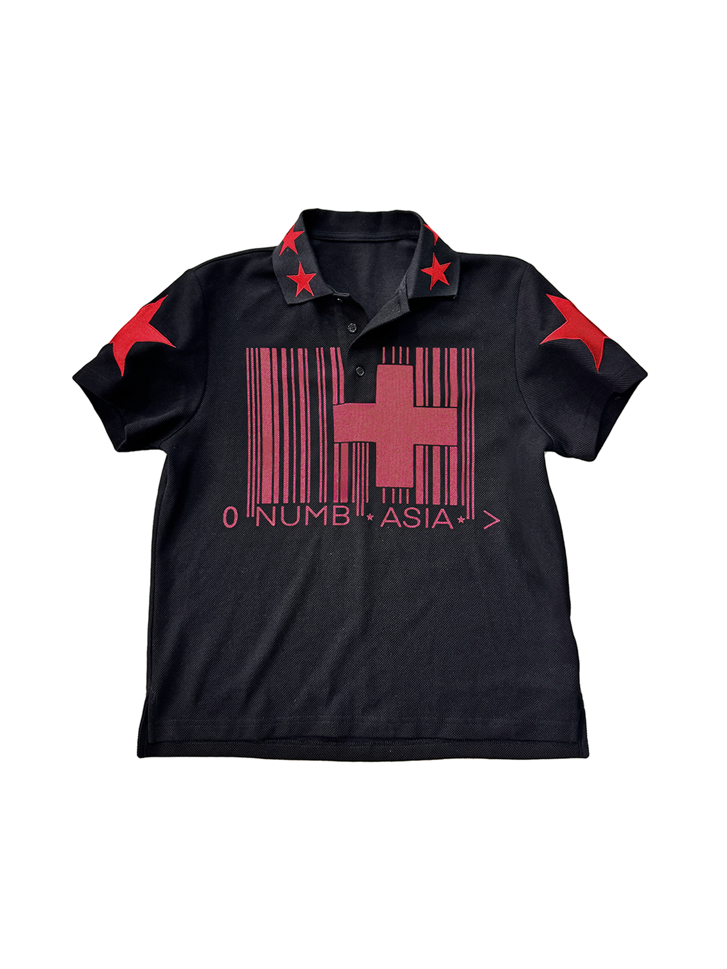 EMBROIDERED STRIPE POLO SHIRT