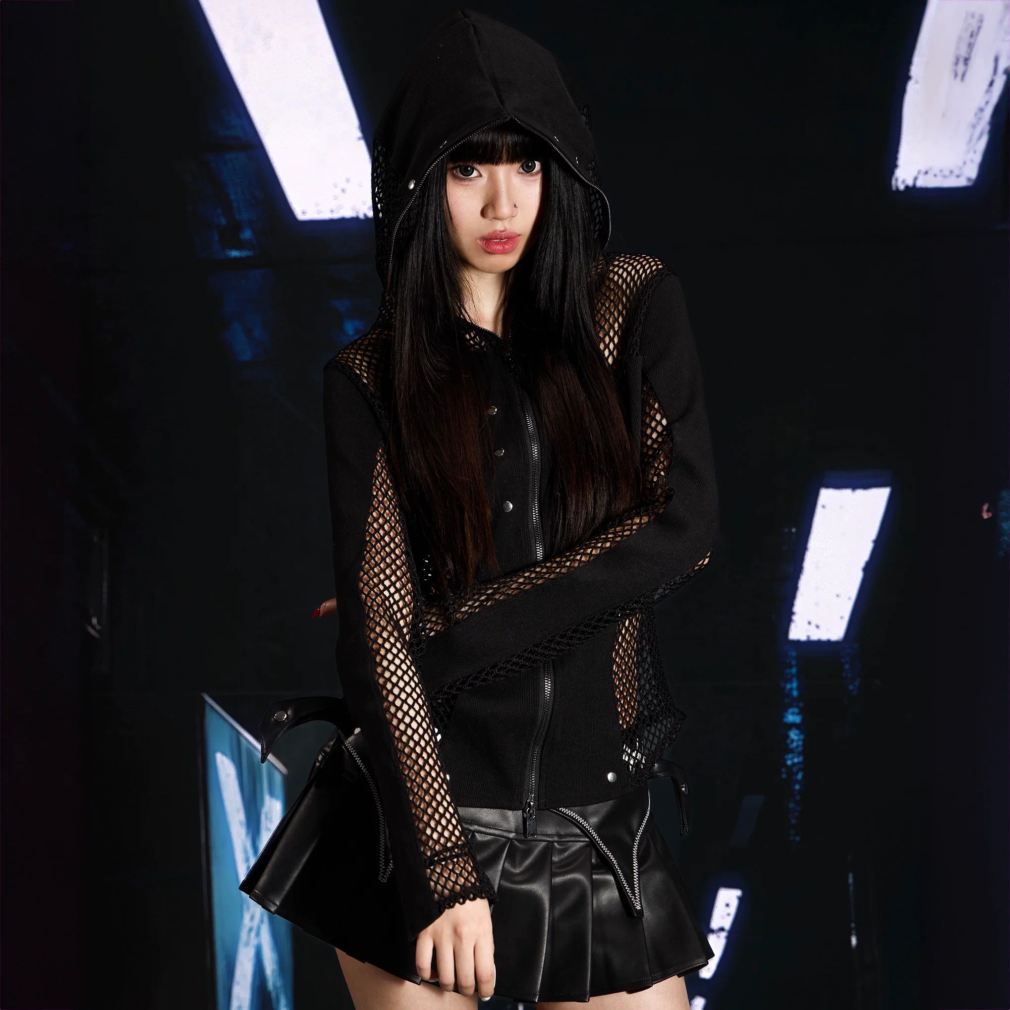 SPRING ZIPPER CARDIGAN JACKET