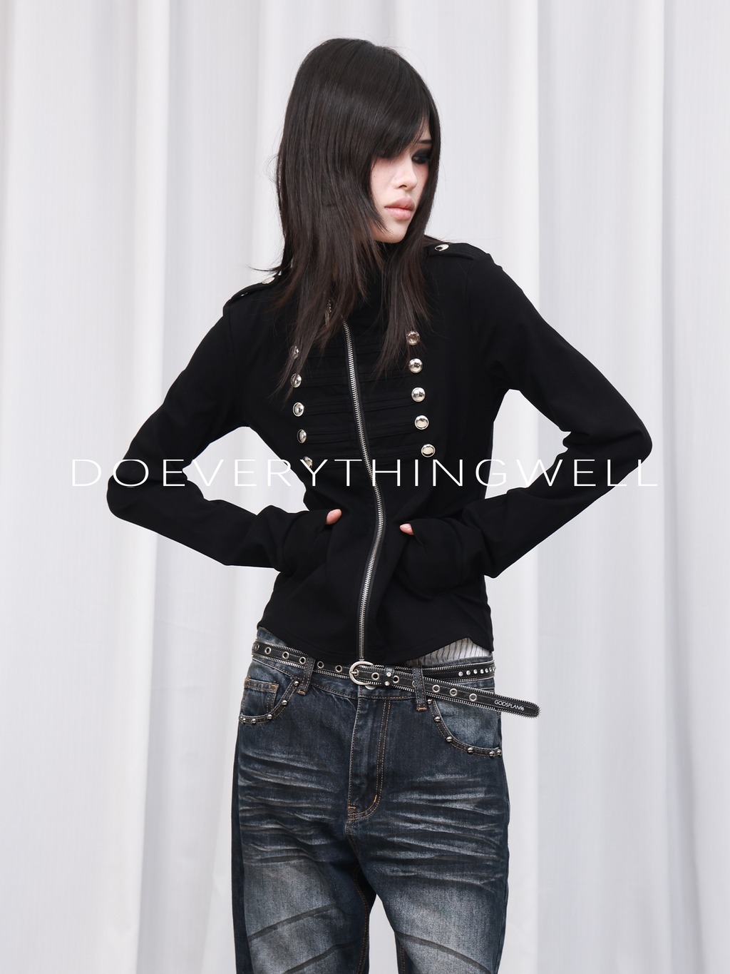 NAPOLEON-STYLE CROPPED JACKET
