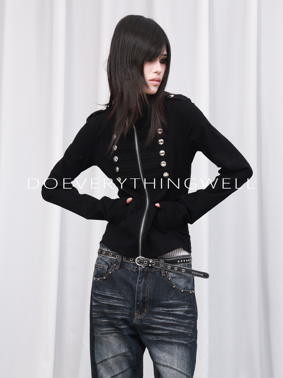 NAPOLEON-STYLE CROPPED JACKET