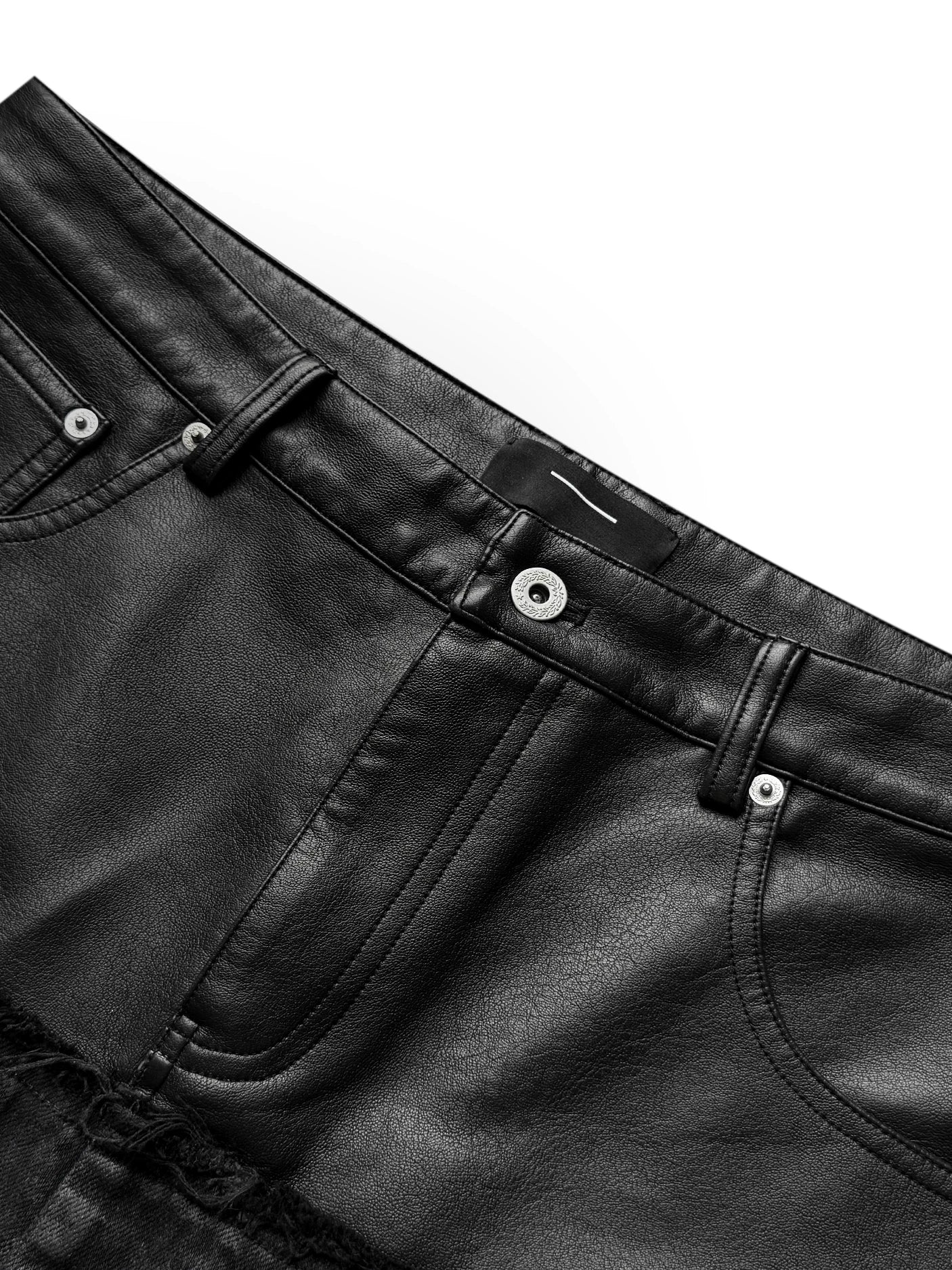 DESTRUCTION WASH DENIM PANTS