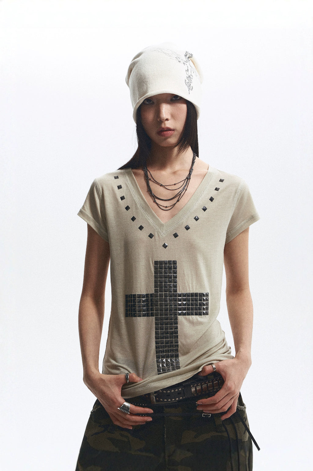 TRI-COLOR TEE