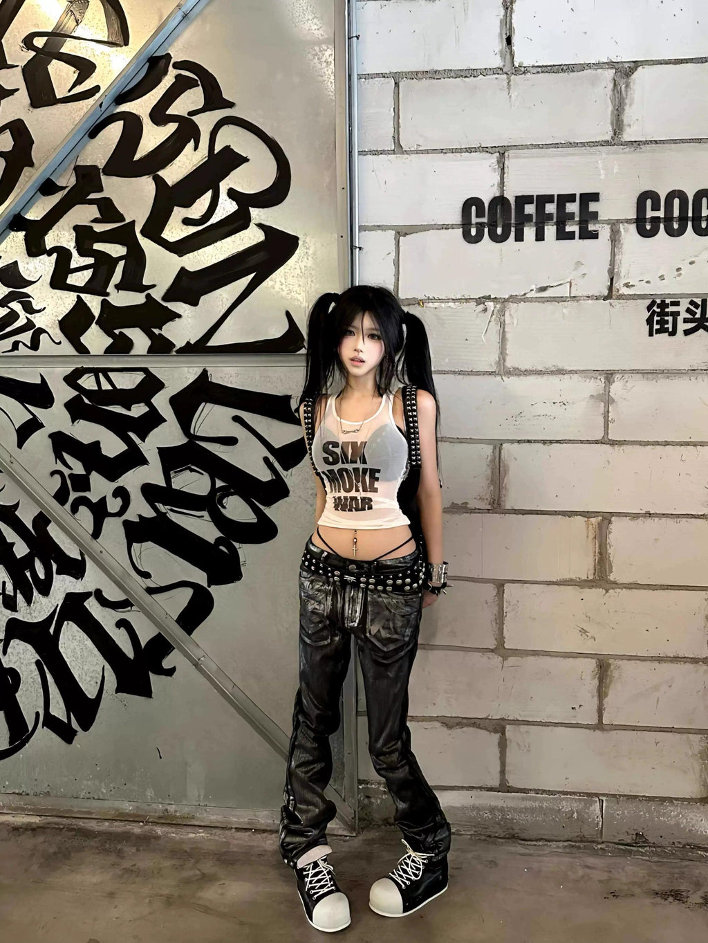 METAL ECHO TROUSERS