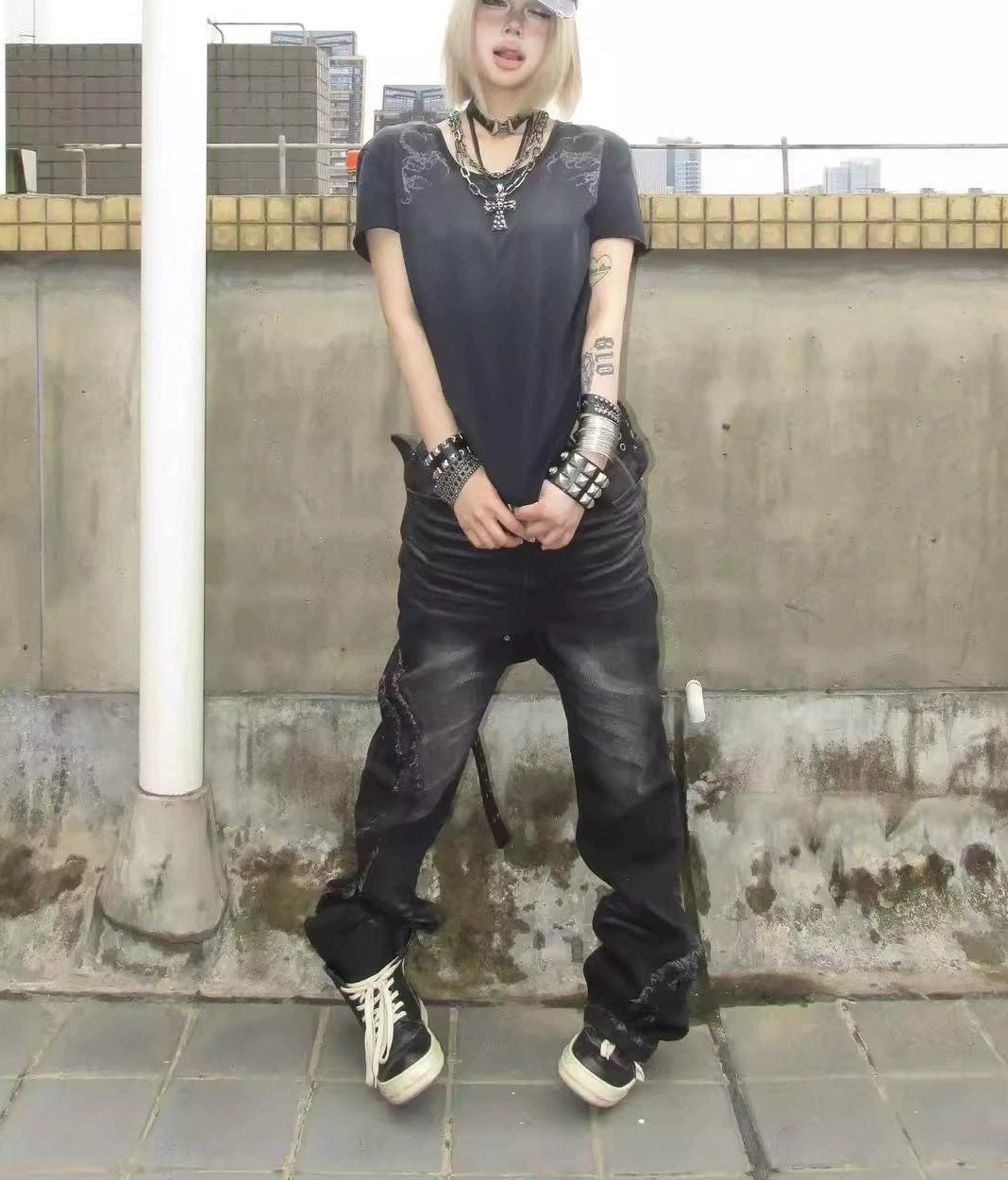 SPIKE ARMOR DENIM