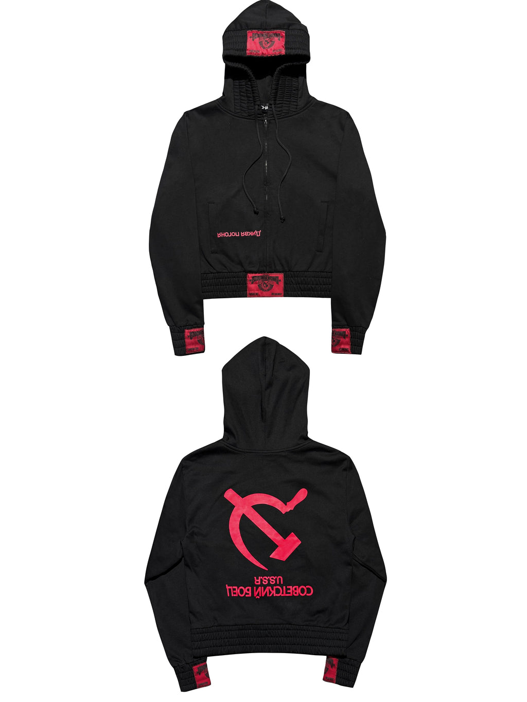 BOXING GRAPHIC ZIP HOODIE 前面
