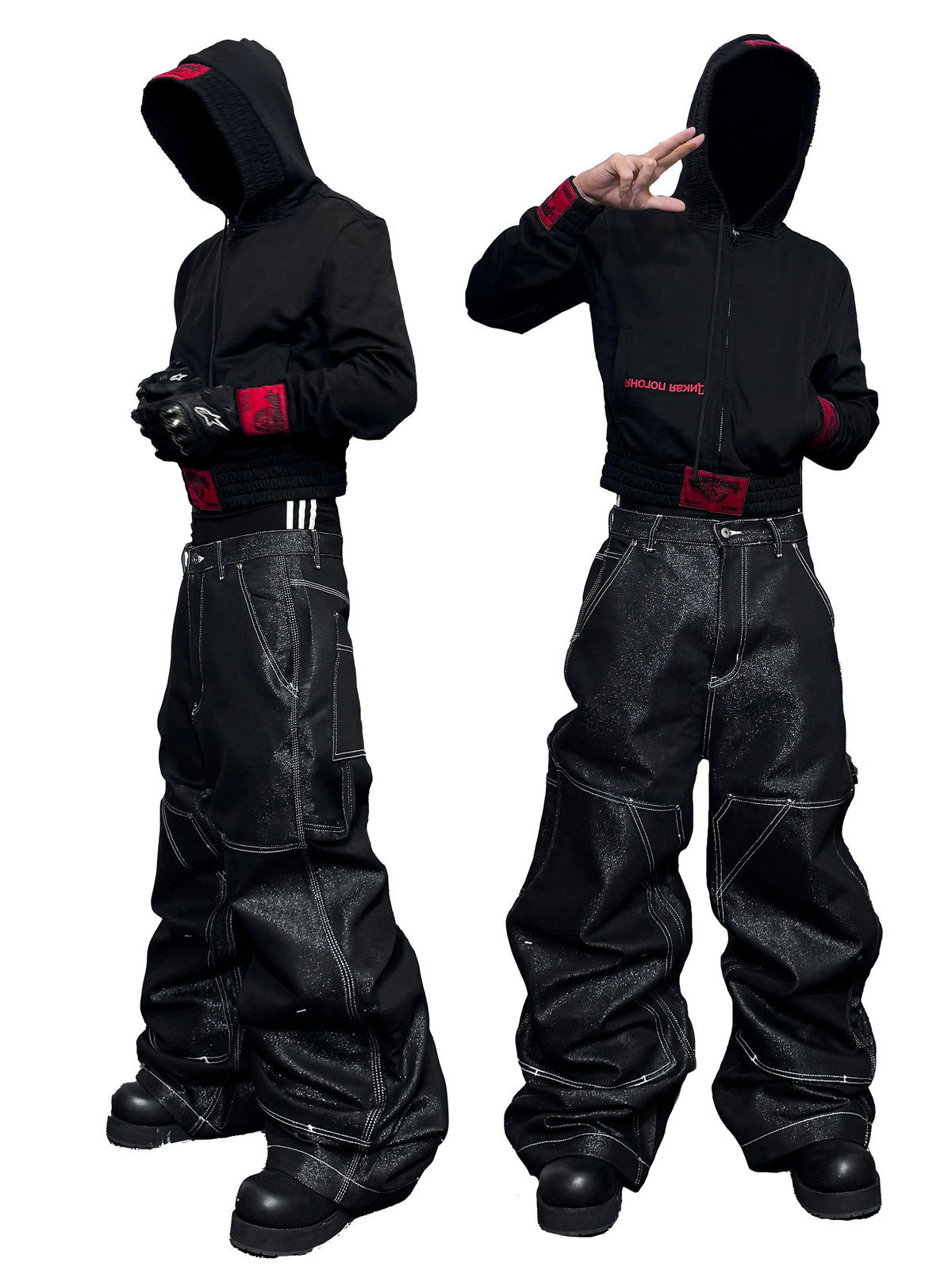 BOXING GRAPHIC ZIP HOODIE 商品写真 2