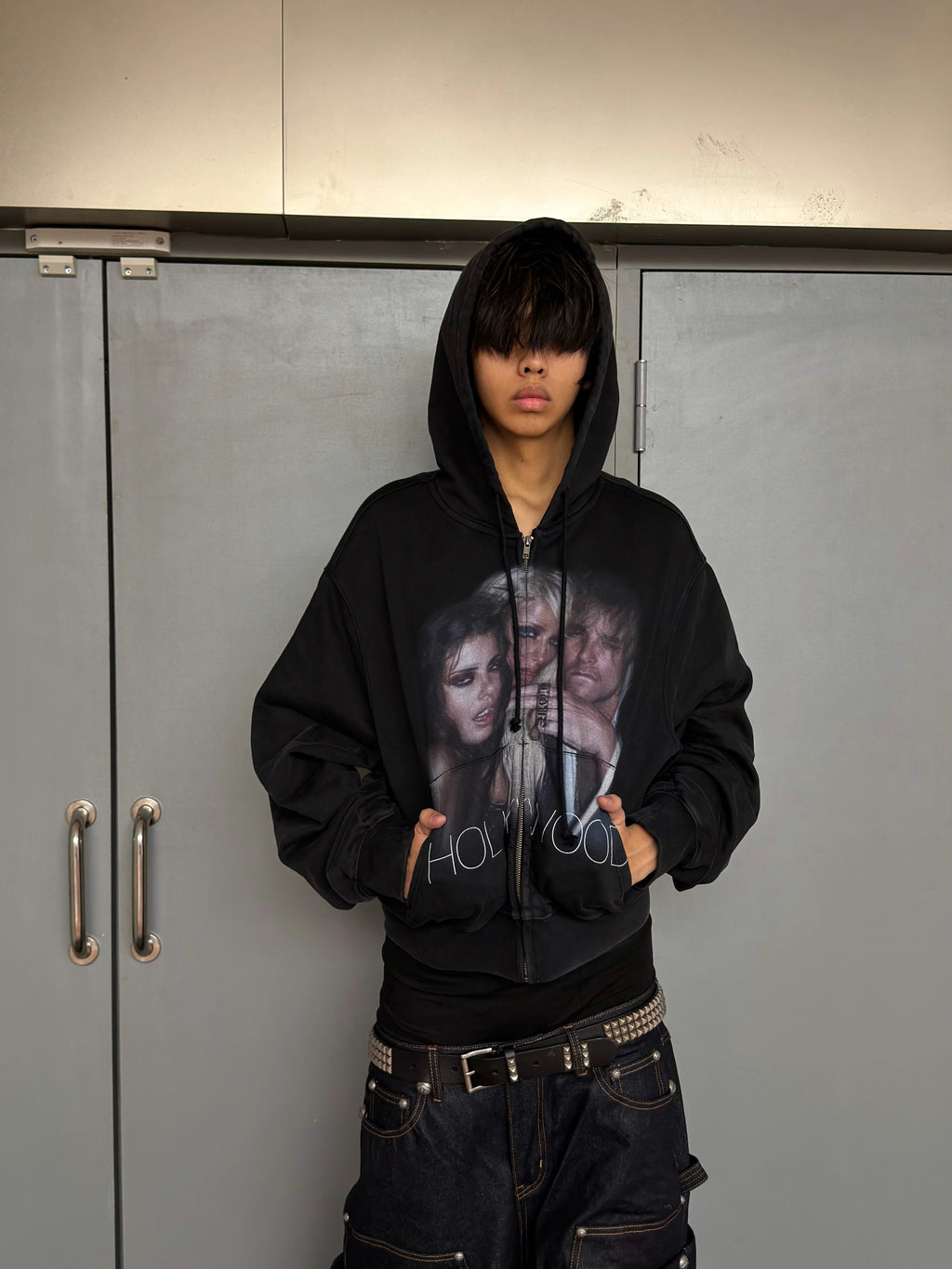 HOLLYWOOD GRAPHIC ZIP HOODIE 商品写真 2
