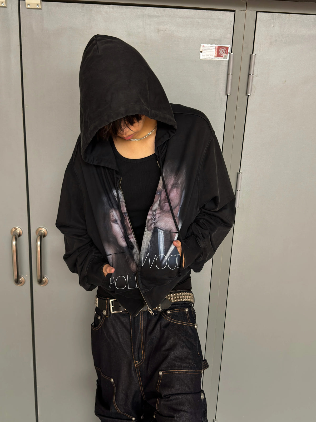 HOLLYWOOD GRAPHIC ZIP HOODIE 商品写真 3