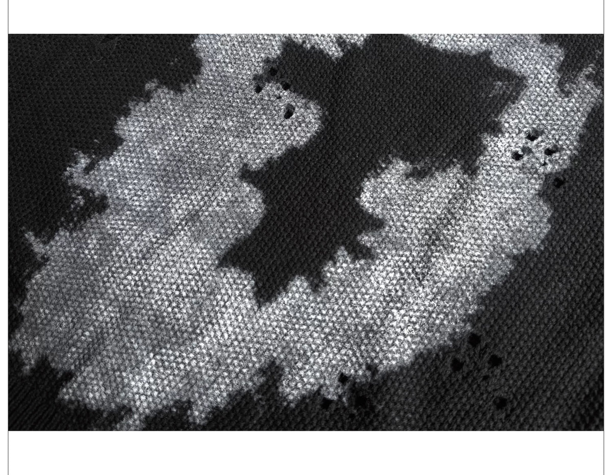 DISTRESSED CROSS KNIT SWEATER 商品写真 4