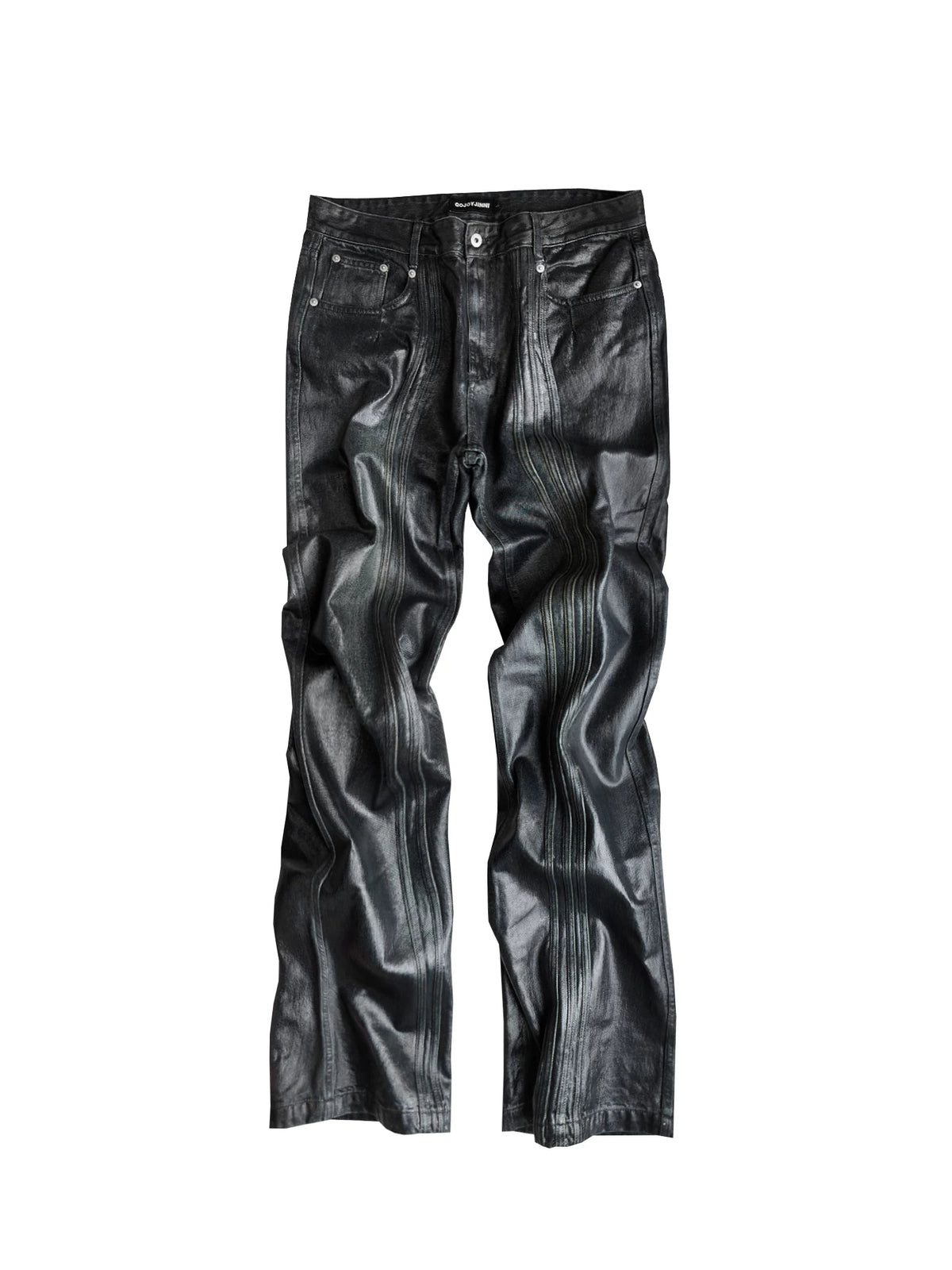COATED PANEL STRAIGHT JEANS 前面