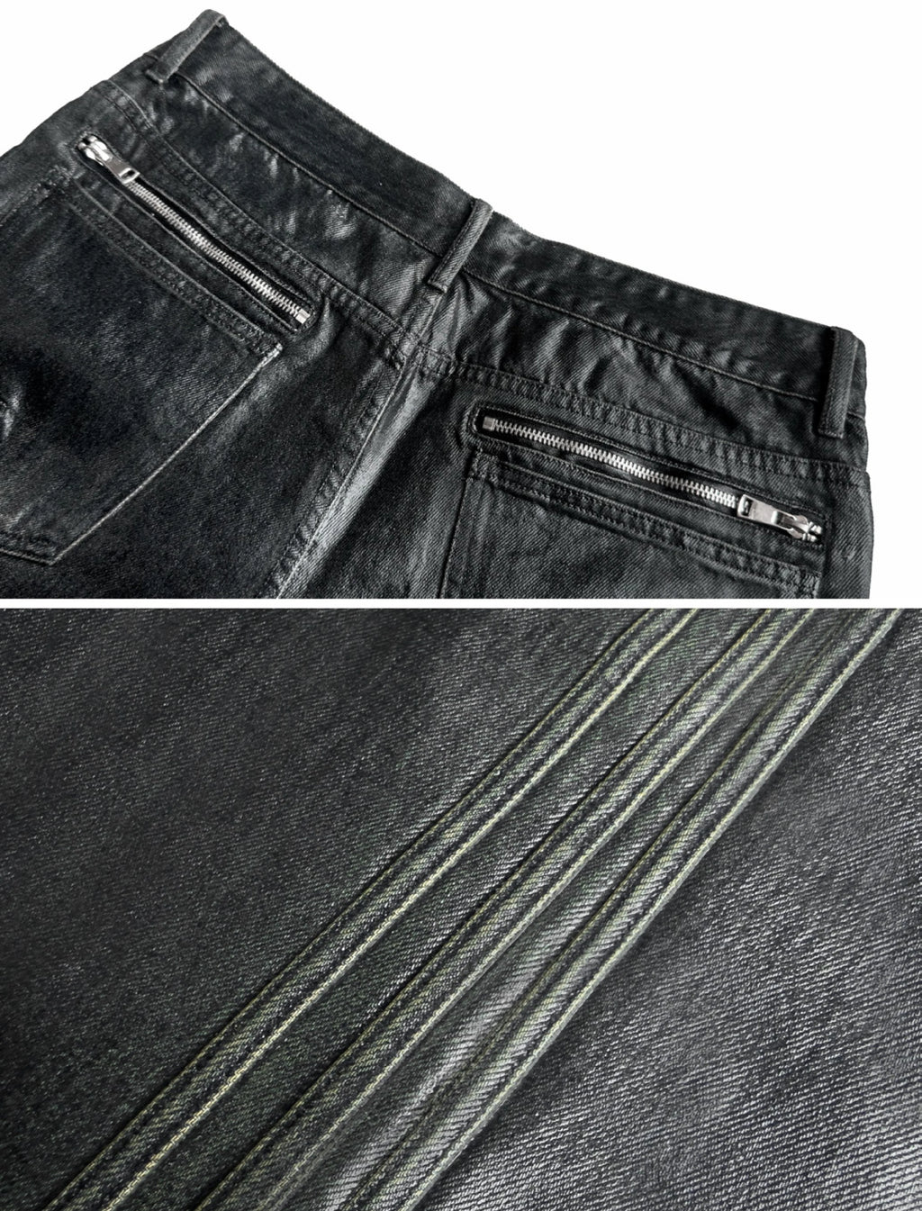 COATED PANEL STRAIGHT JEANS 商品写真 4