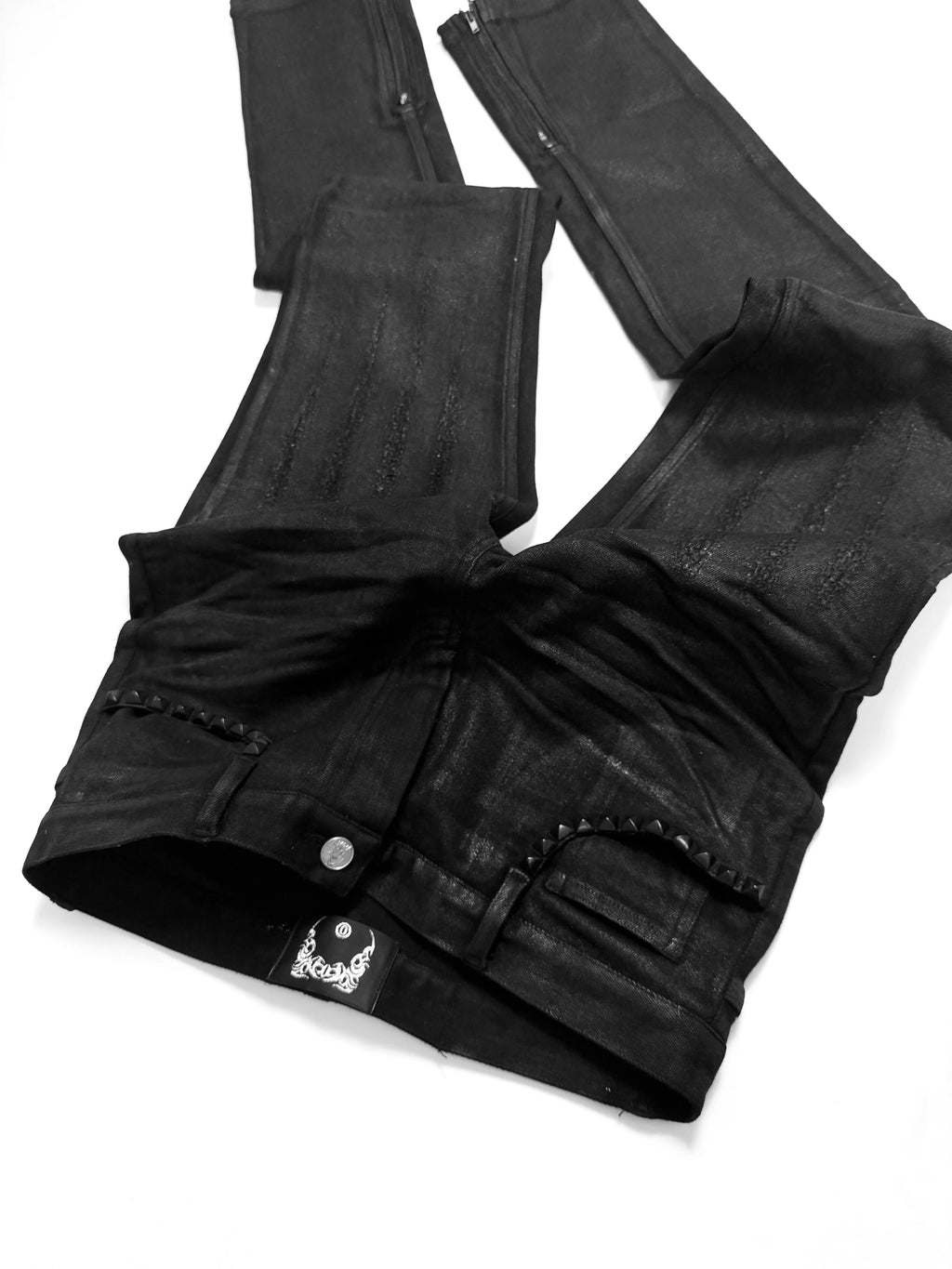 WAXED STUDDED SKINNY JEANS 商品写真 3