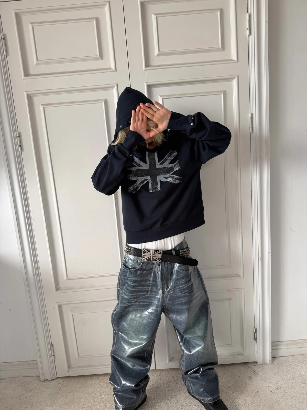 UNION JACK STUDDED HOODIE 商品写真 5