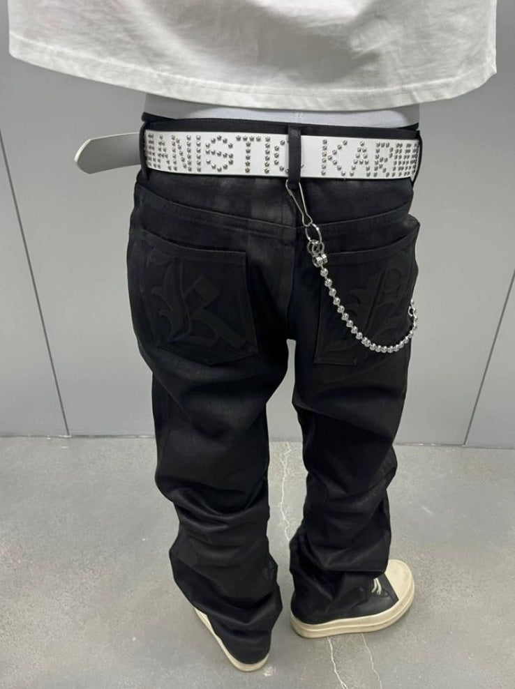 RETRO BRUSH WAX JEANS