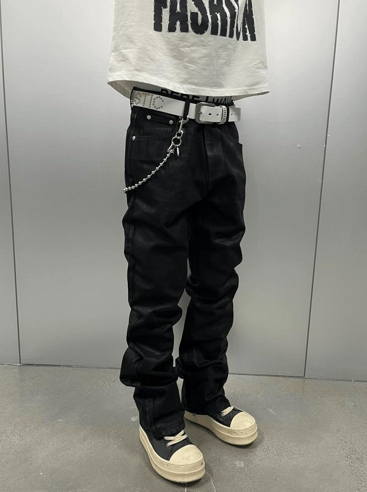 RETRO BRUSH WAX JEANS