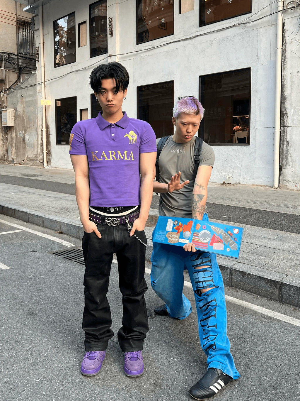 RETRO BRUSH WAX JEANS