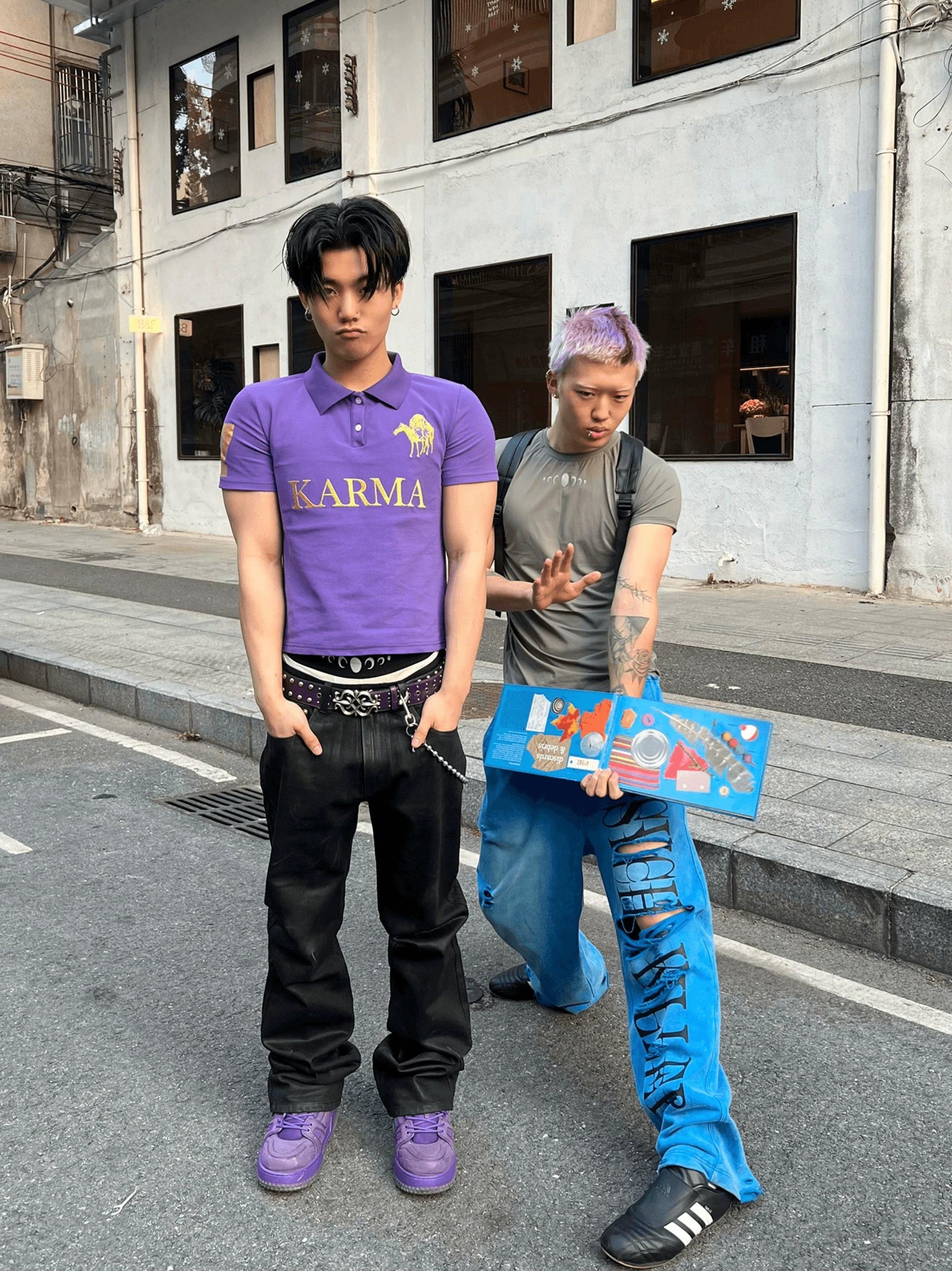 RETRO BRUSH WAX JEANS