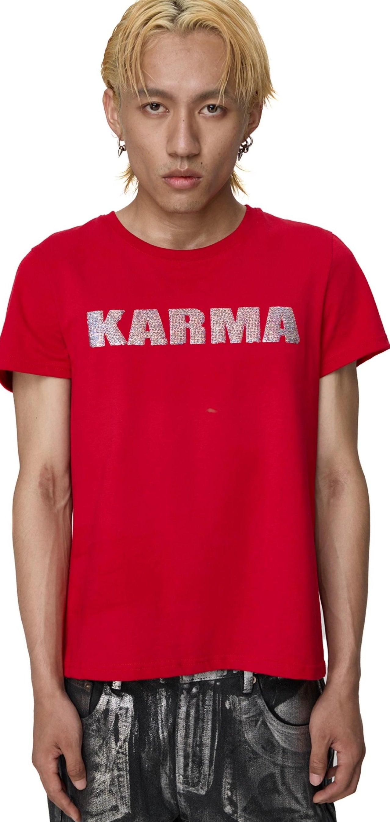 GLITTER KARMA TEE