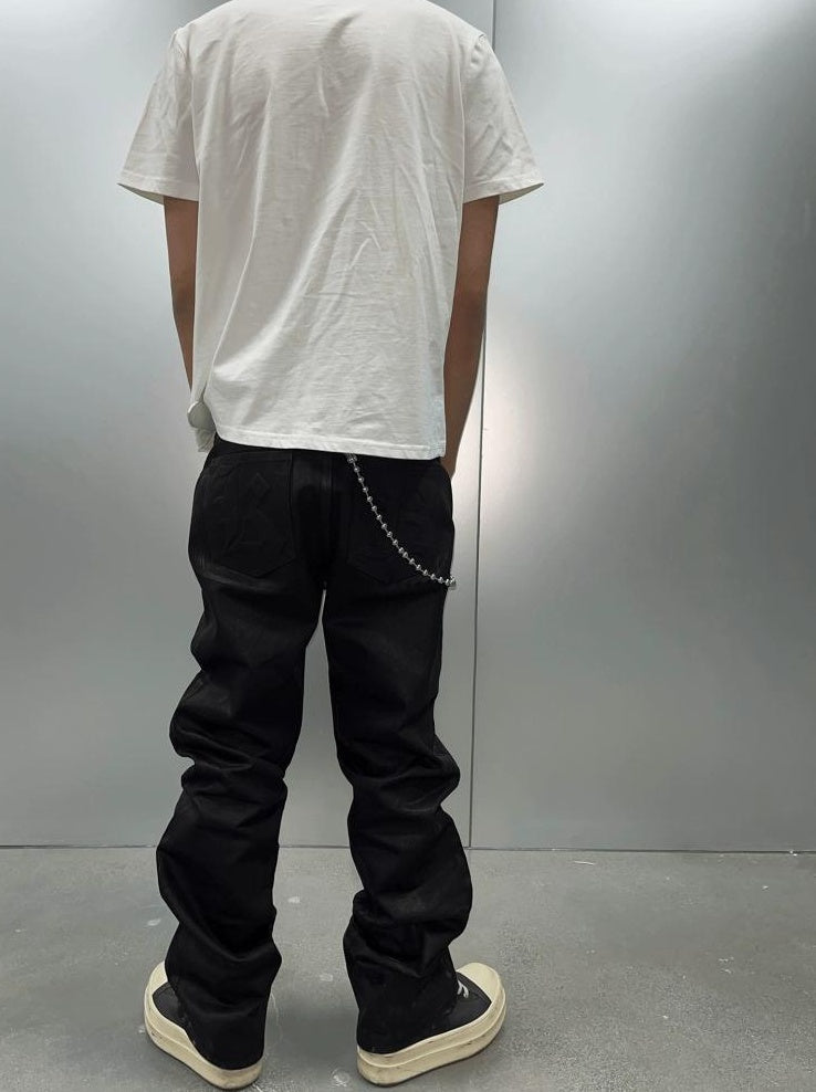 RETRO BRUSH WAX JEANS