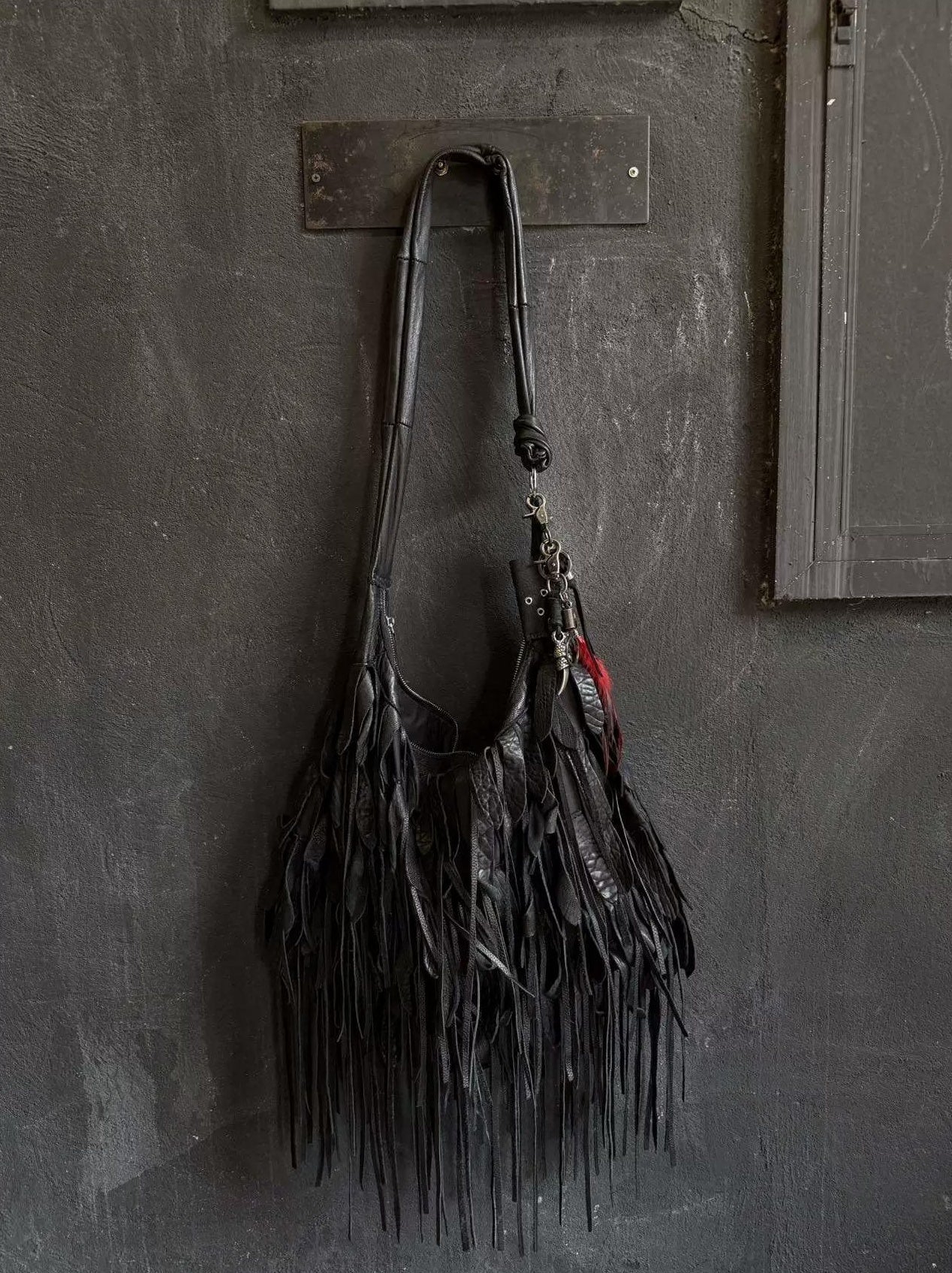 FRAYED EDGE BAG