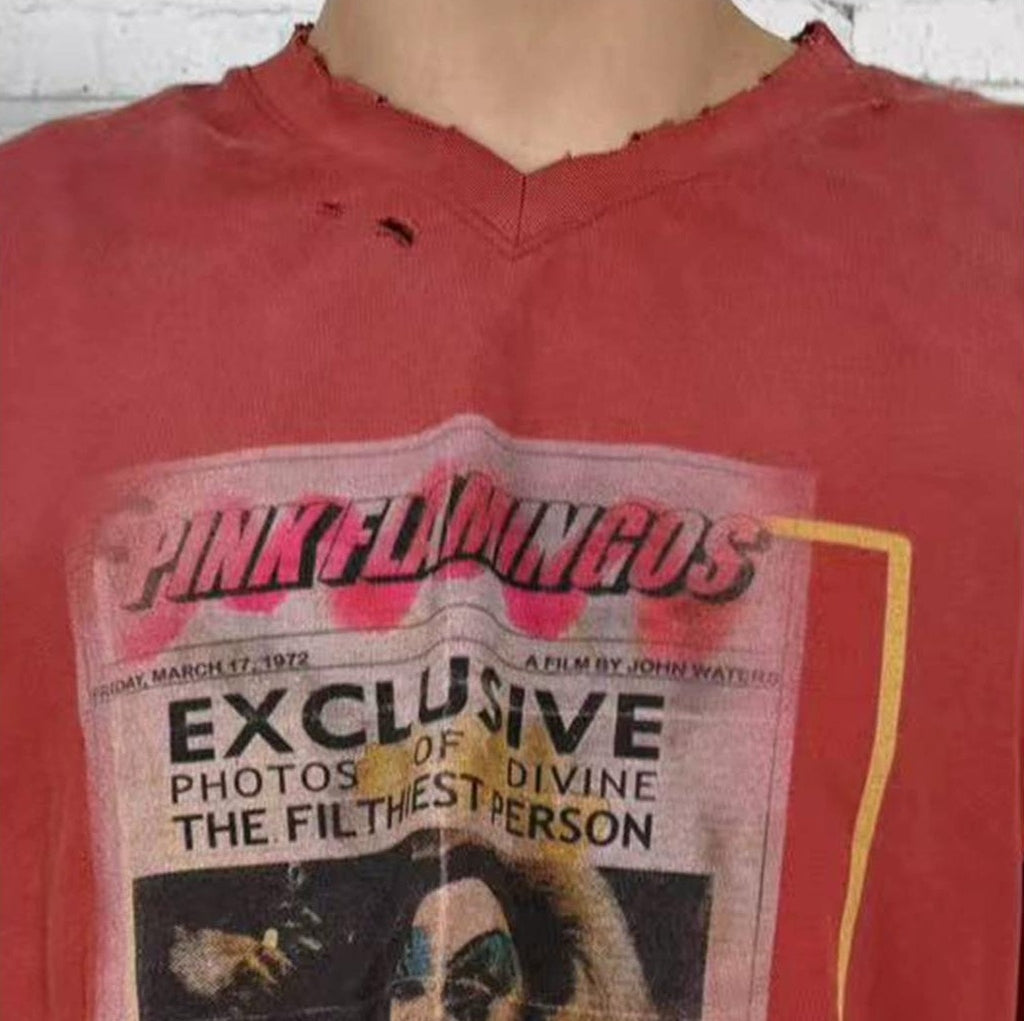 DISTRESSED BOXY TEE